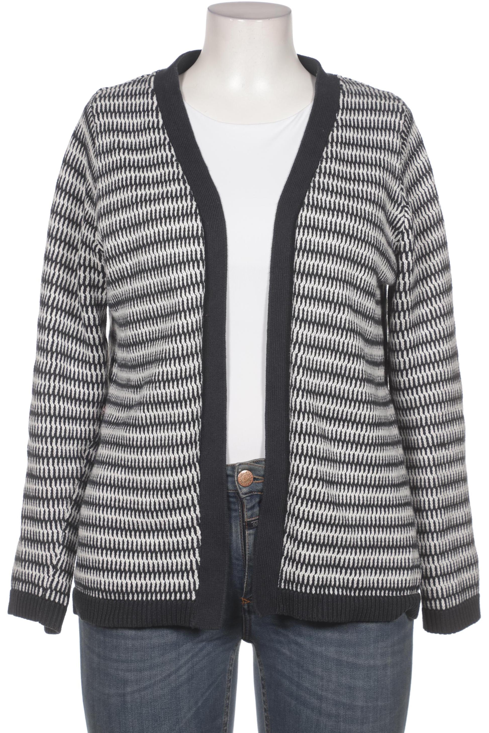 

Pure by Ulla Popken Damen Strickjacke, grau, Gr. 42