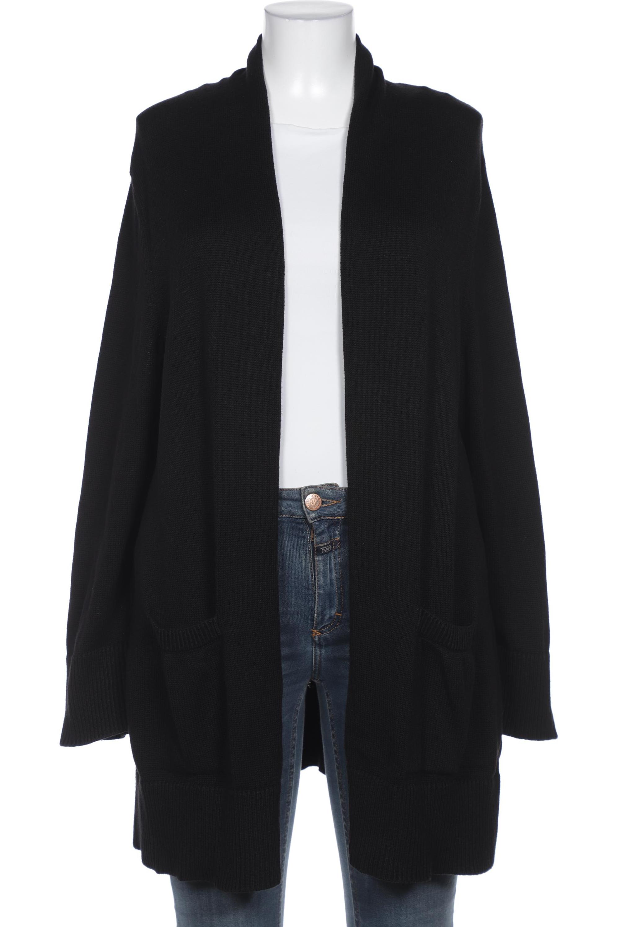 

Pure by Ulla Popken Damen Strickjacke, schwarz, Gr. 42