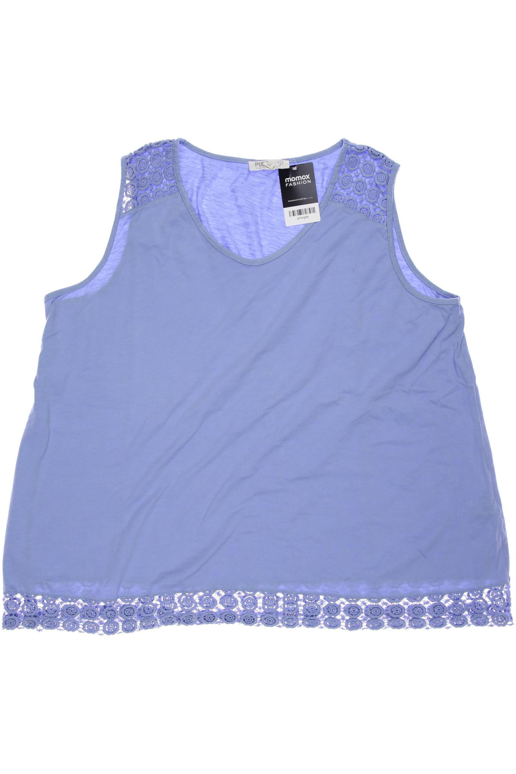 

Pure by Ulla Popken Damen Top, hellblau, Gr. 50