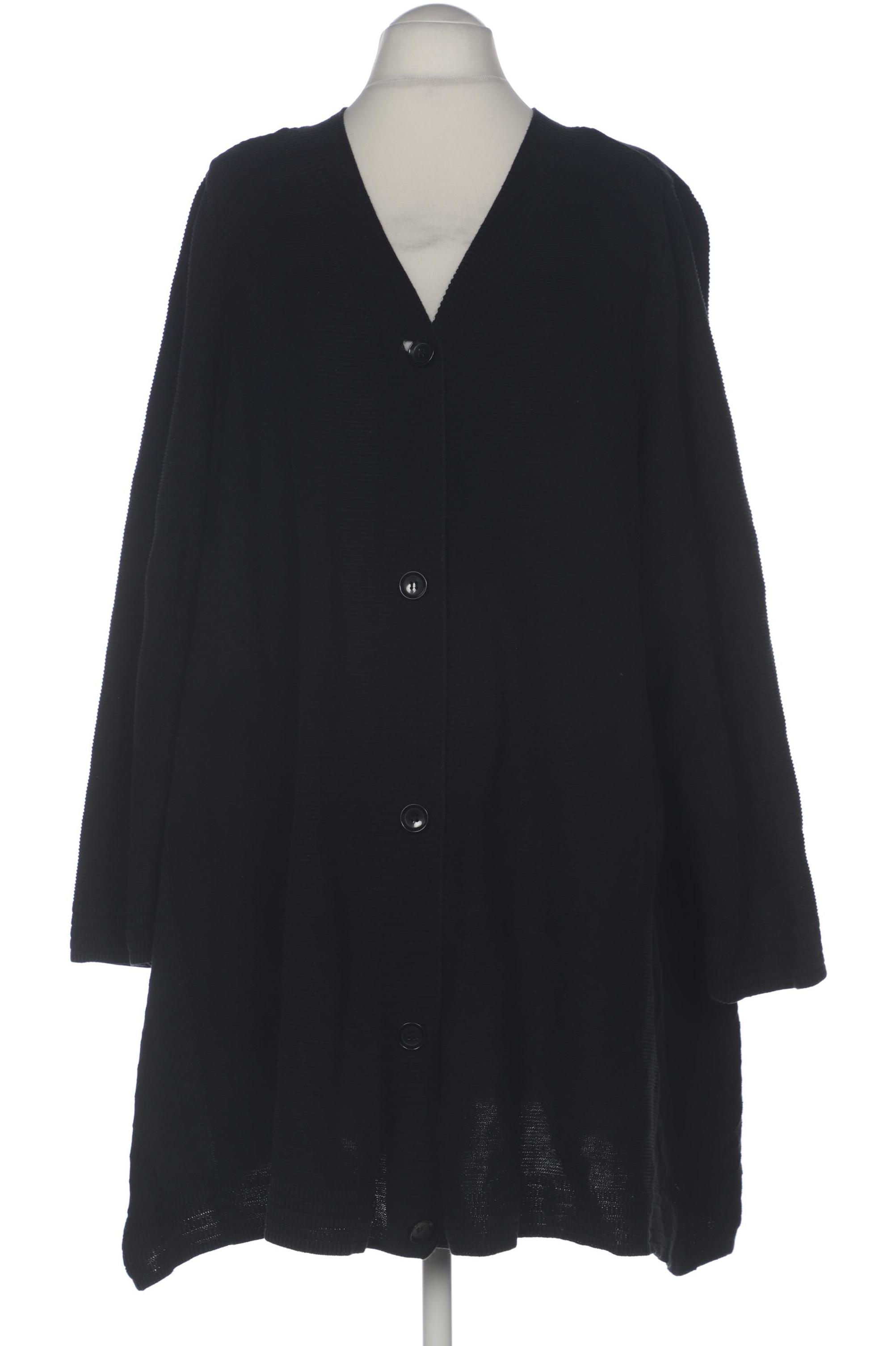 

Pure by Ulla Popken Damen Strickjacke, schwarz, Gr. 58