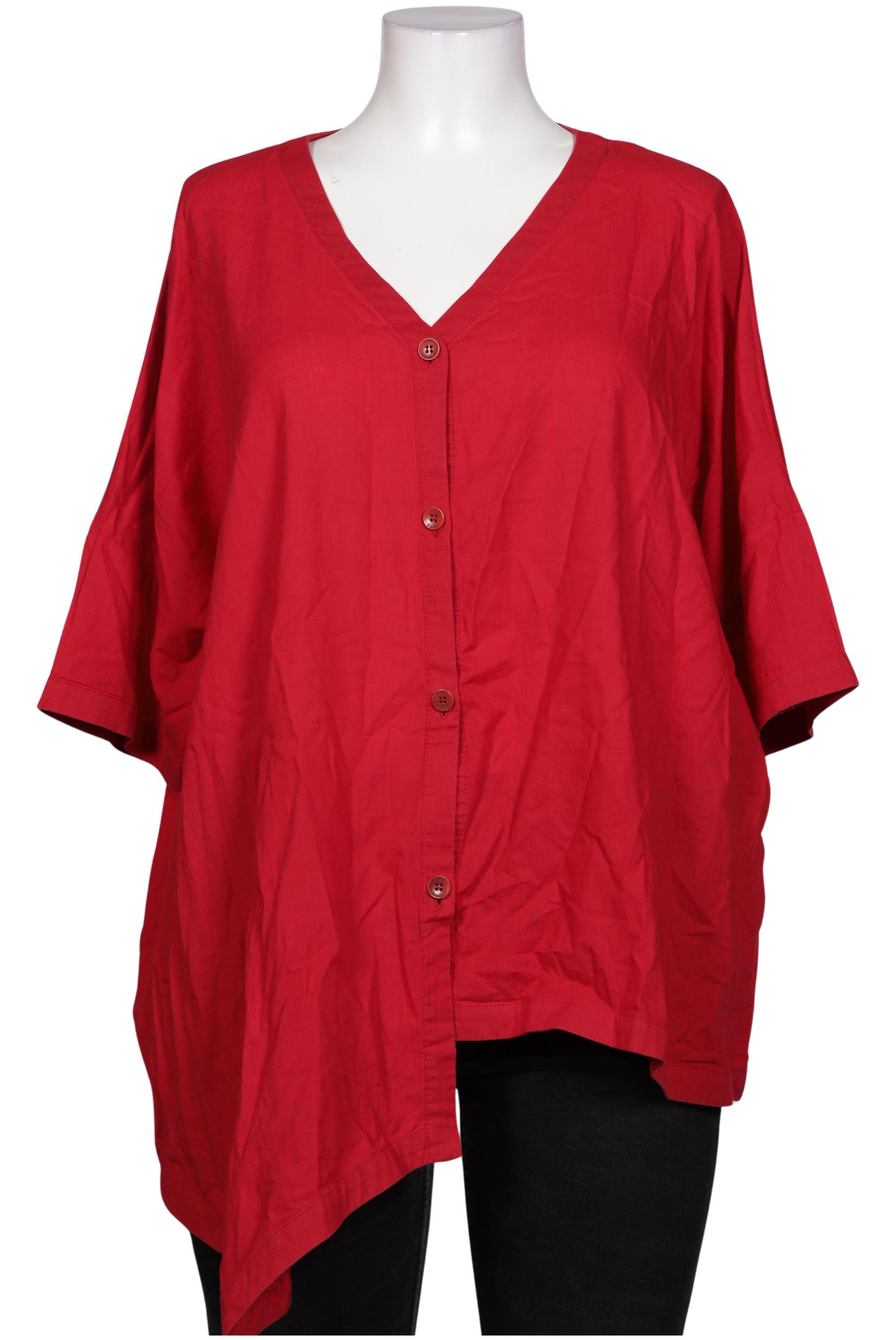 

Pure by Ulla Popken Damen Bluse, rot, Gr. 50