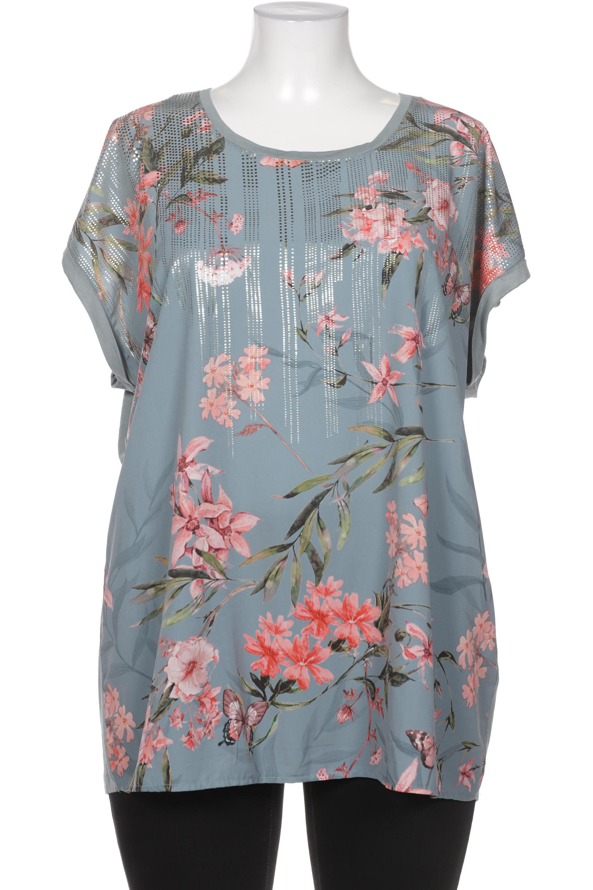 

Pure by Ulla Popken Damen Bluse, blau, Gr. 46