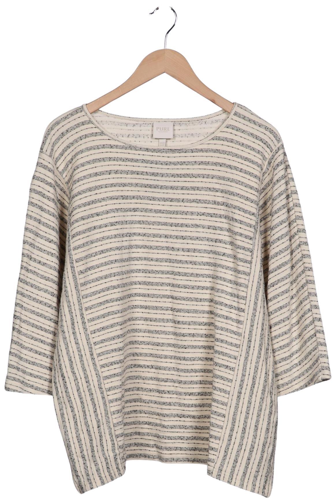 

Pure by Ulla Popken Damen Langarmshirt, mehrfarbig, Gr. 50