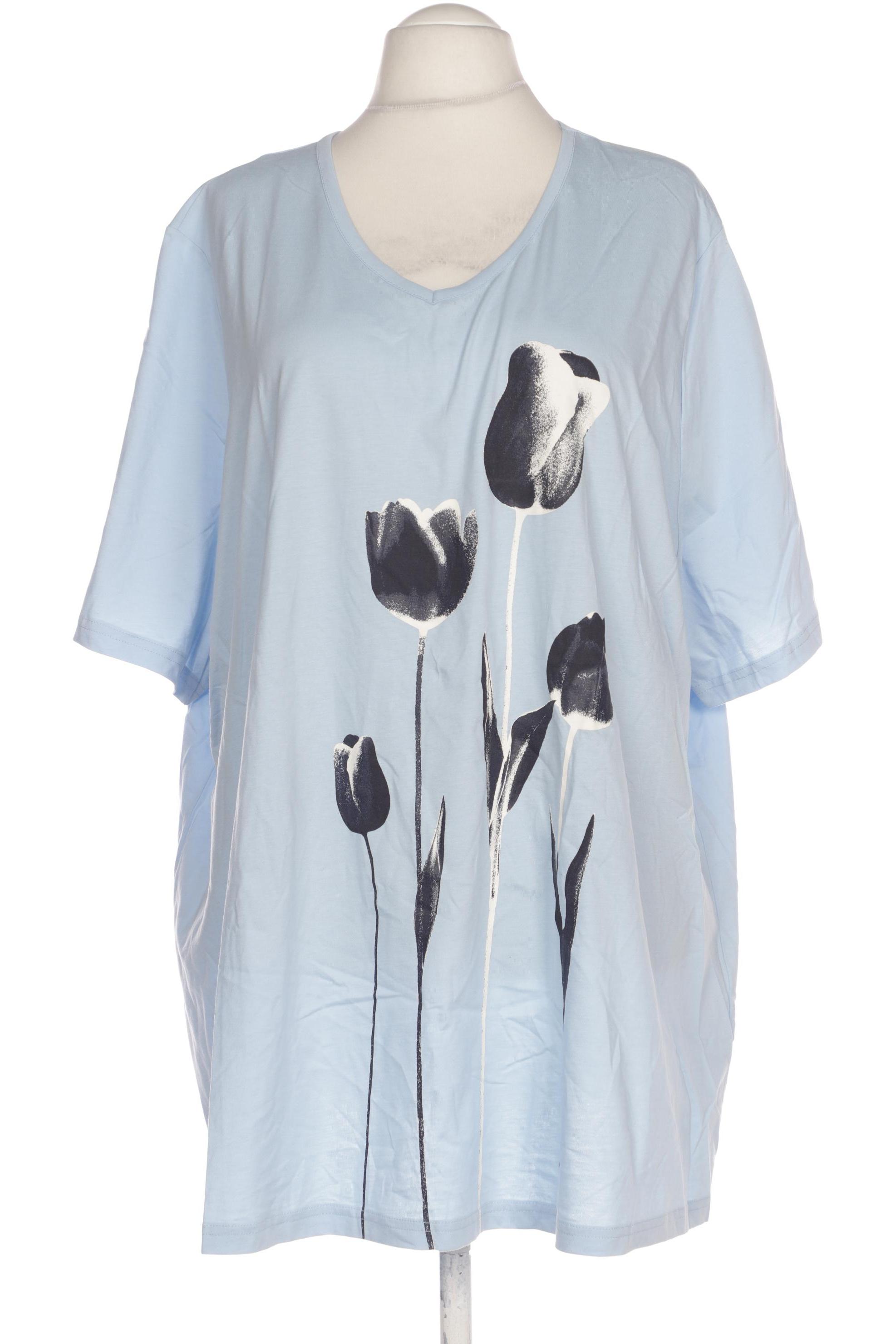 

Pure by Ulla Popken Damen T-Shirt, hellblau, Gr. 58