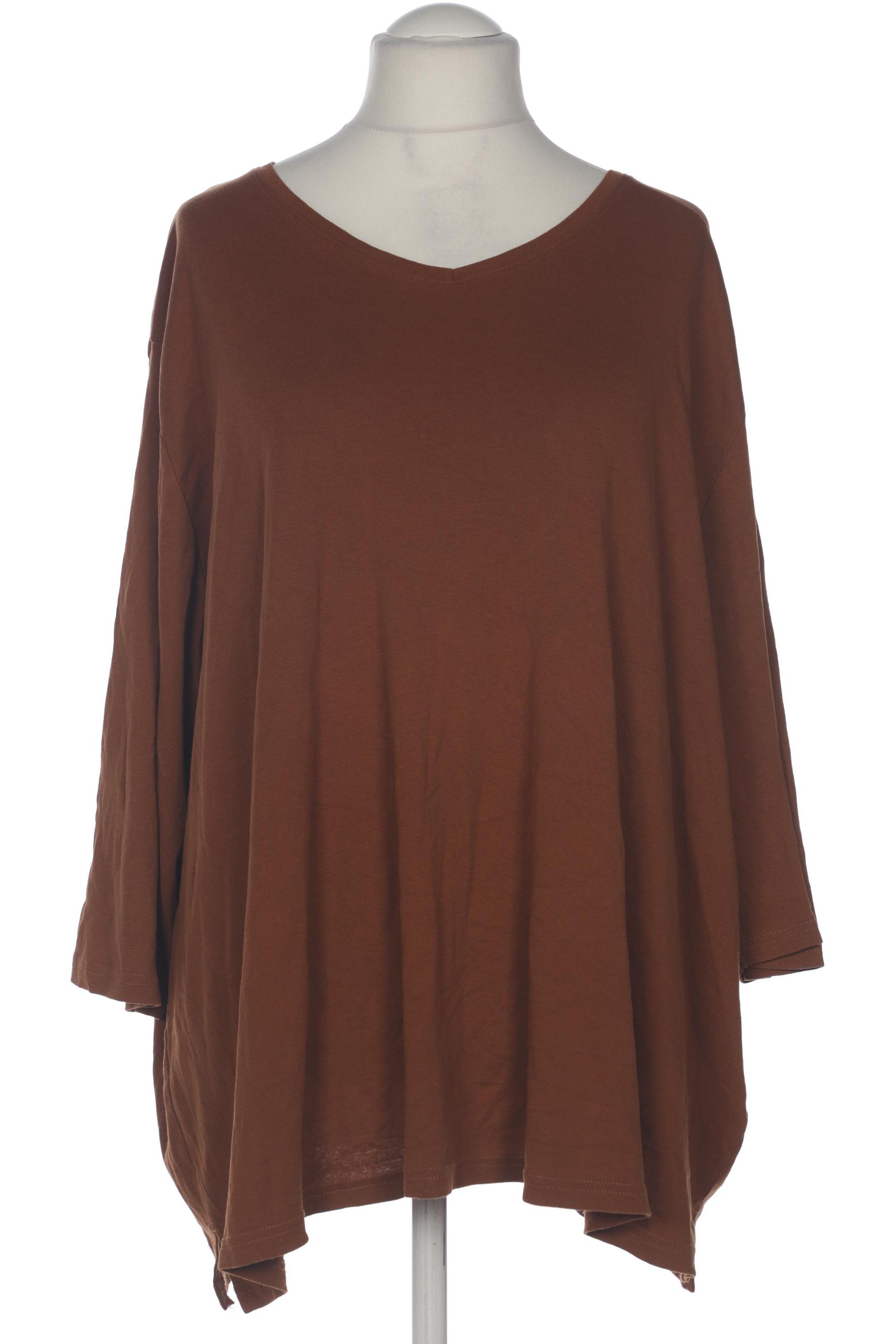

Pure by Ulla Popken Damen Langarmshirt, braun, Gr. 58