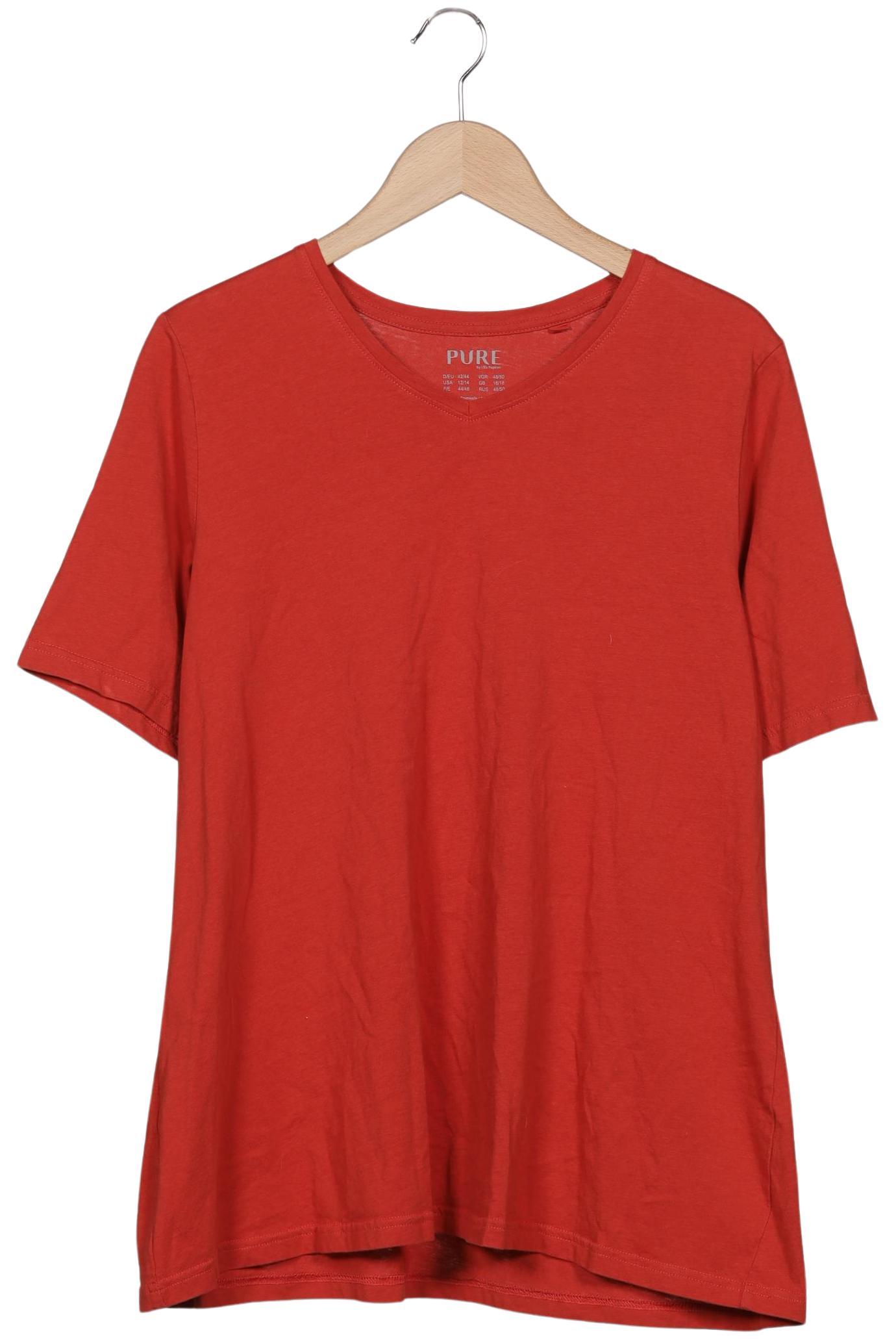 

Pure by Ulla Popken Damen T-Shirt, rot, Gr. 42
