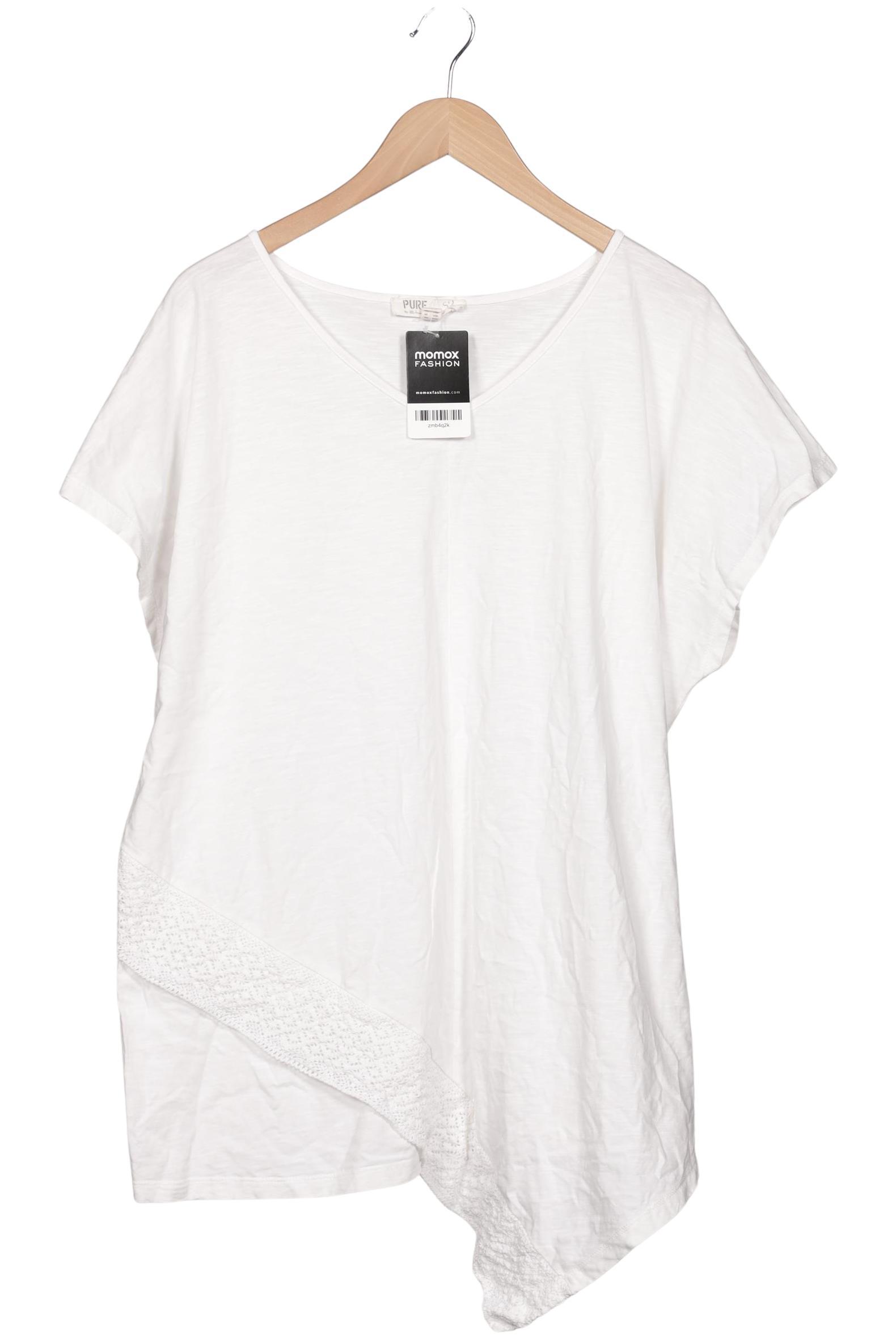 

Pure by Ulla Popken Damen T-Shirt, weiß, Gr. 50
