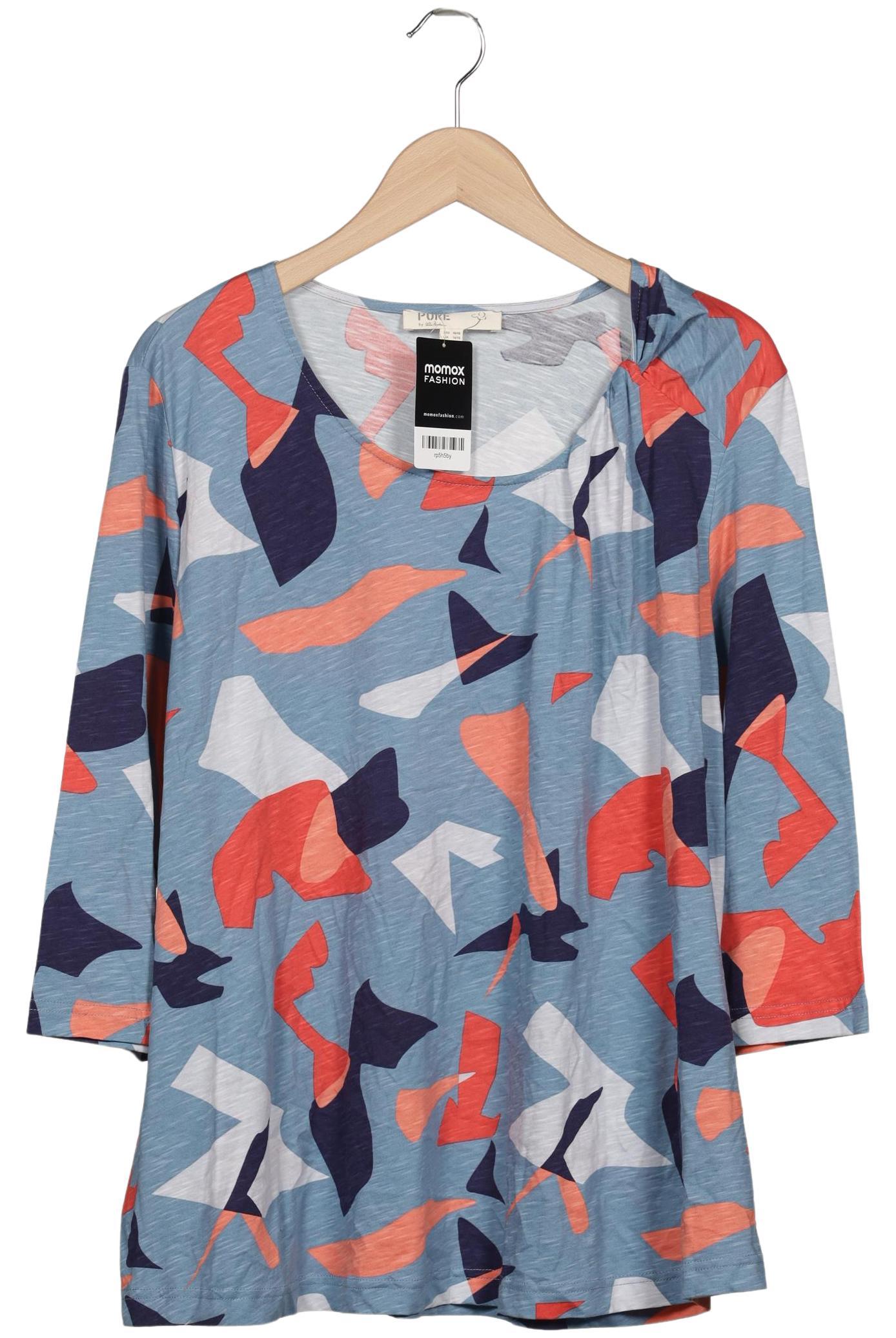 

Pure by Ulla Popken Damen Langarmshirt, mehrfarbig, Gr. 46