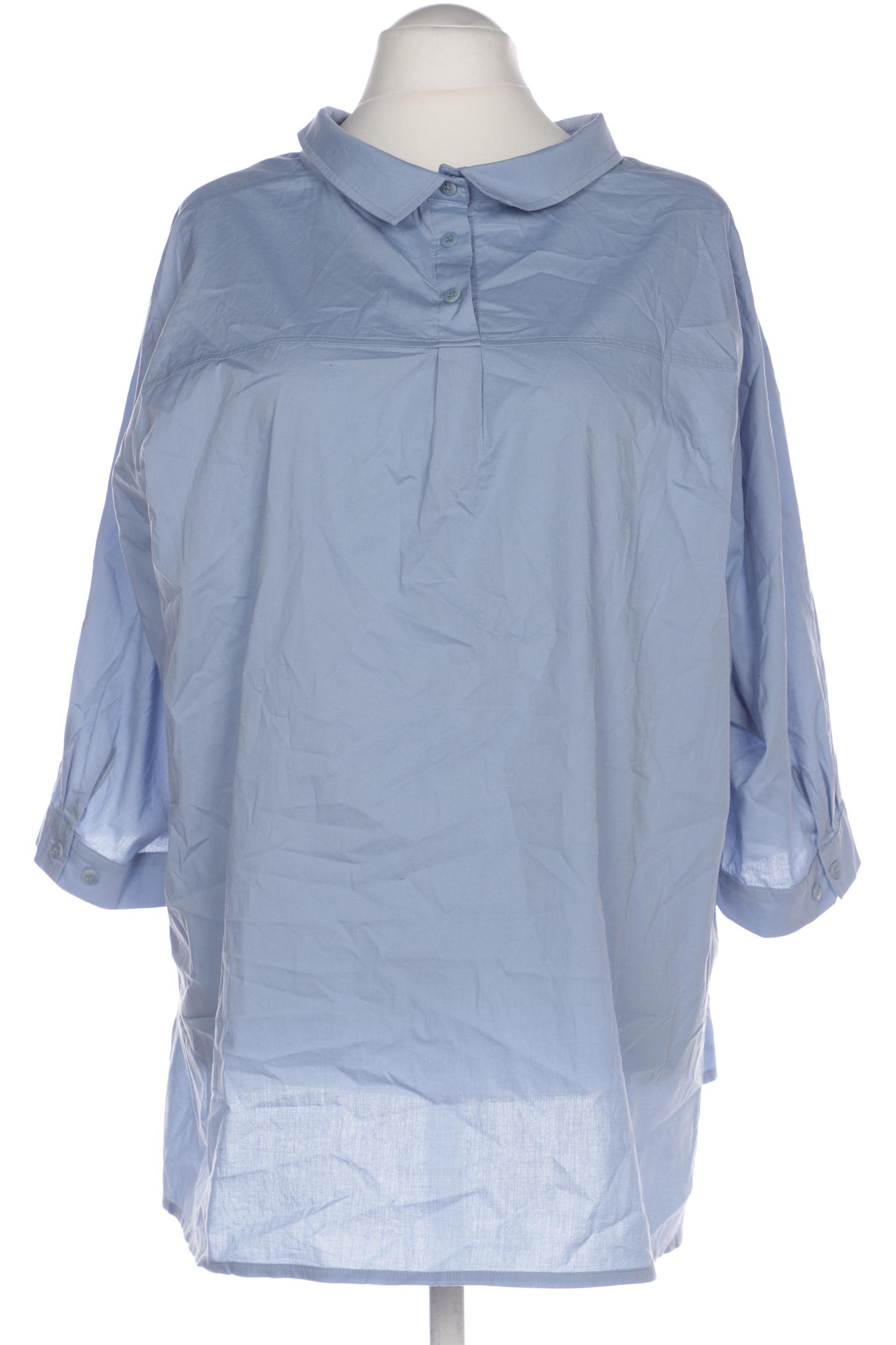 

Pure by Ulla Popken Damen Bluse, hellblau, Gr. 54