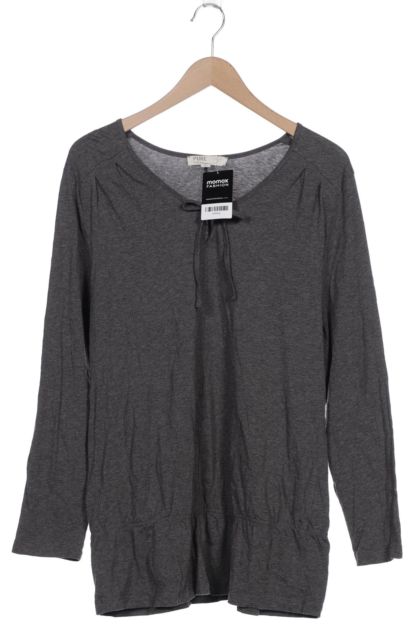 

Pure by Ulla Popken Damen Langarmshirt, grau