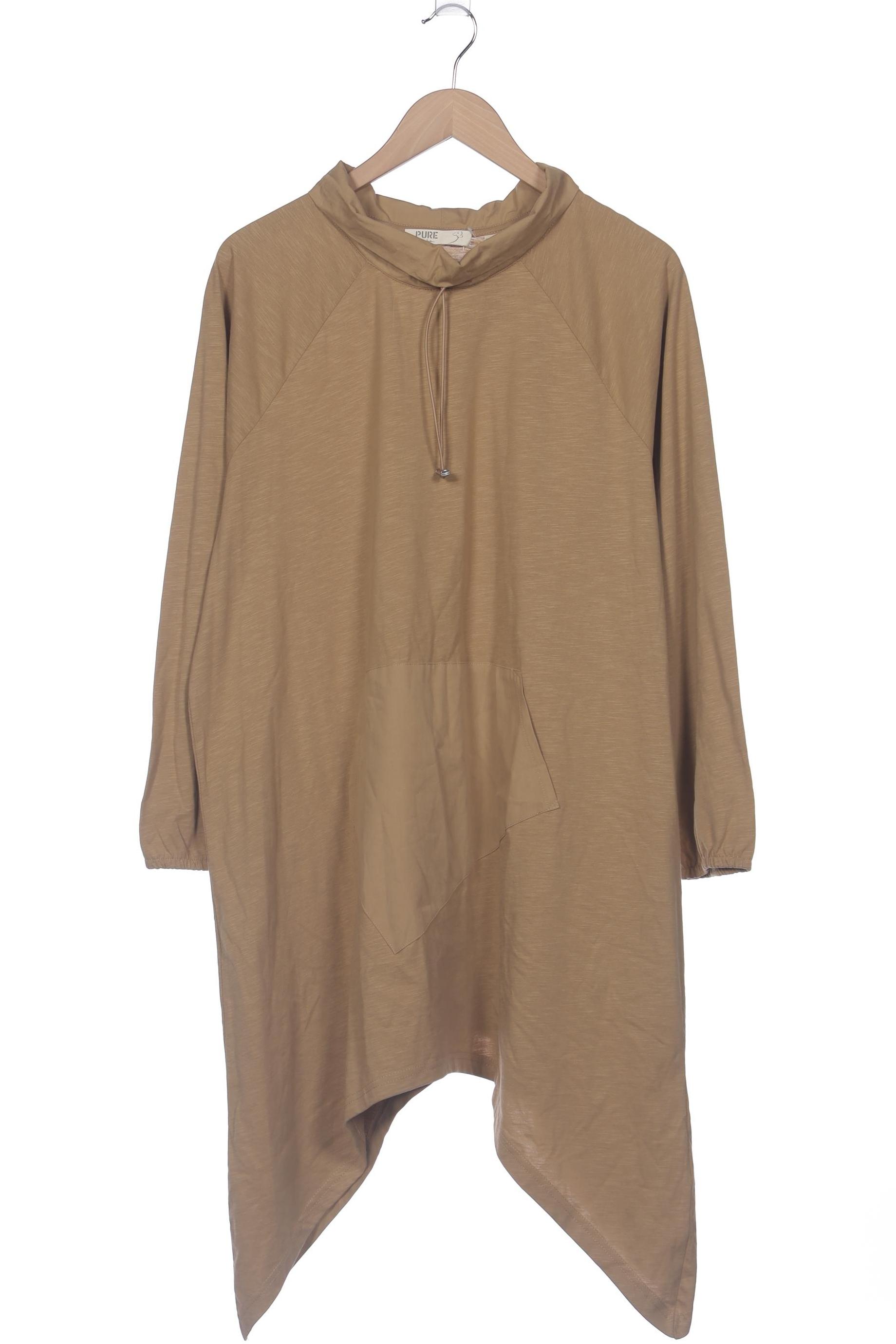 

Pure by Ulla Popken Damen Langarmshirt, beige, Gr. 46