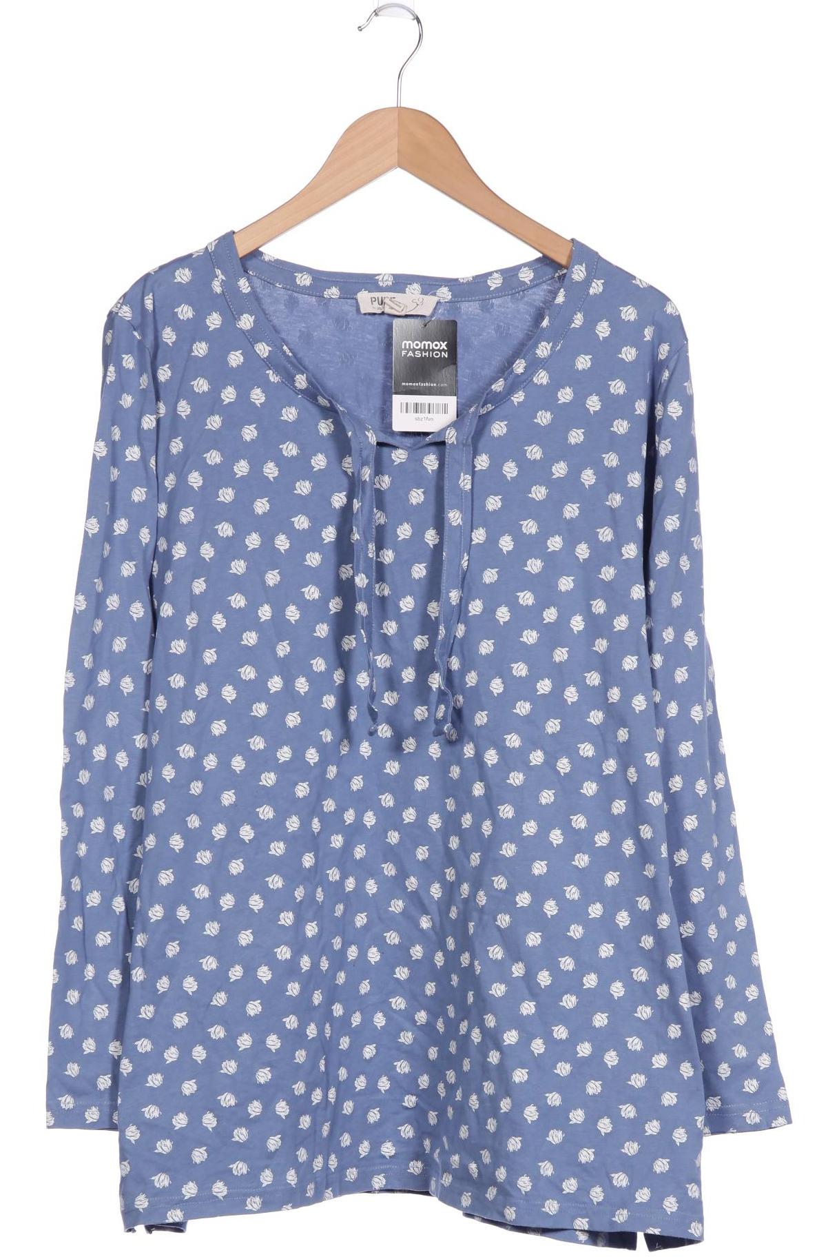 

Pure by Ulla Popken Damen Langarmshirt, blau