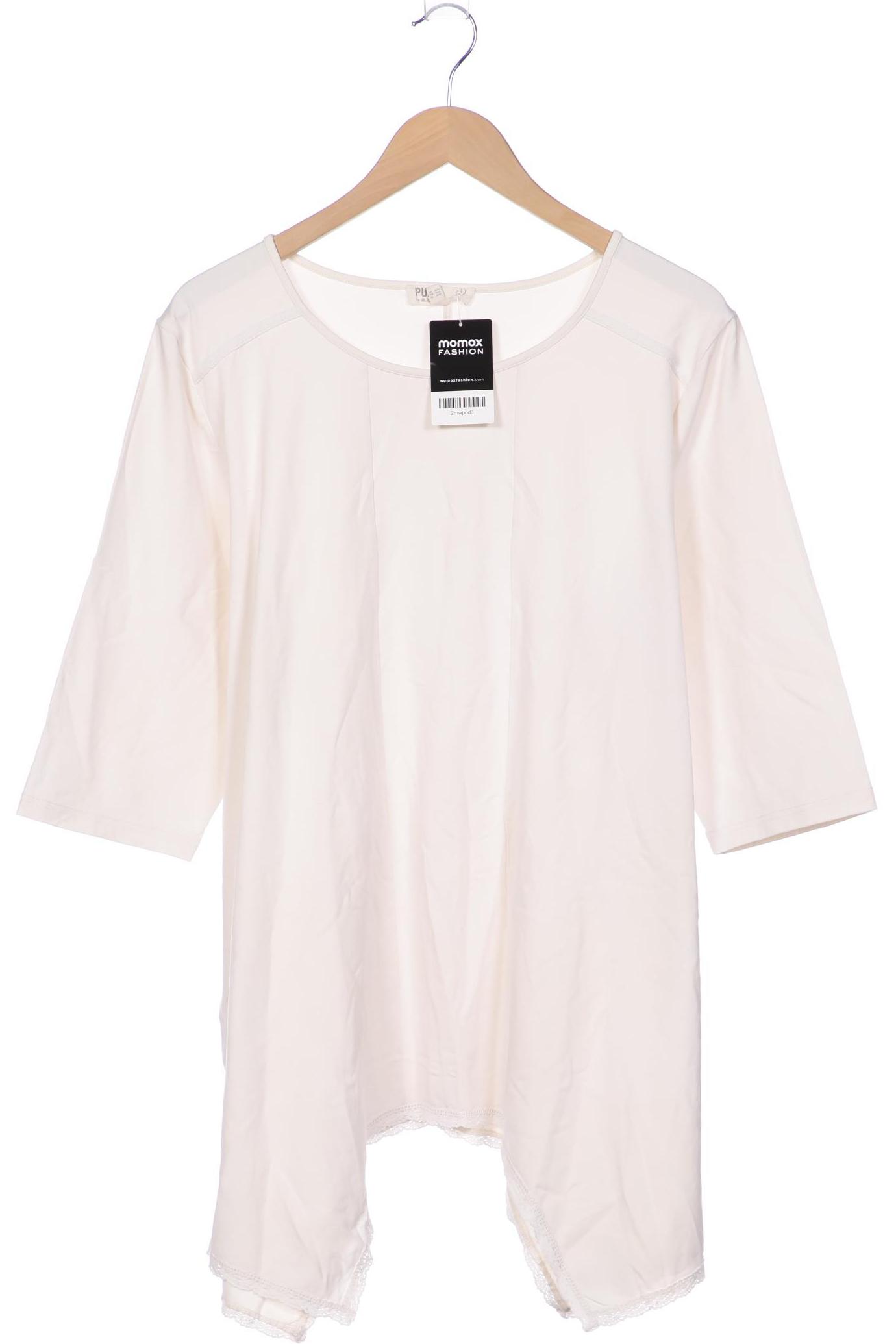 

Pure by Ulla Popken Damen T-Shirt, cremeweiß, Gr. 50