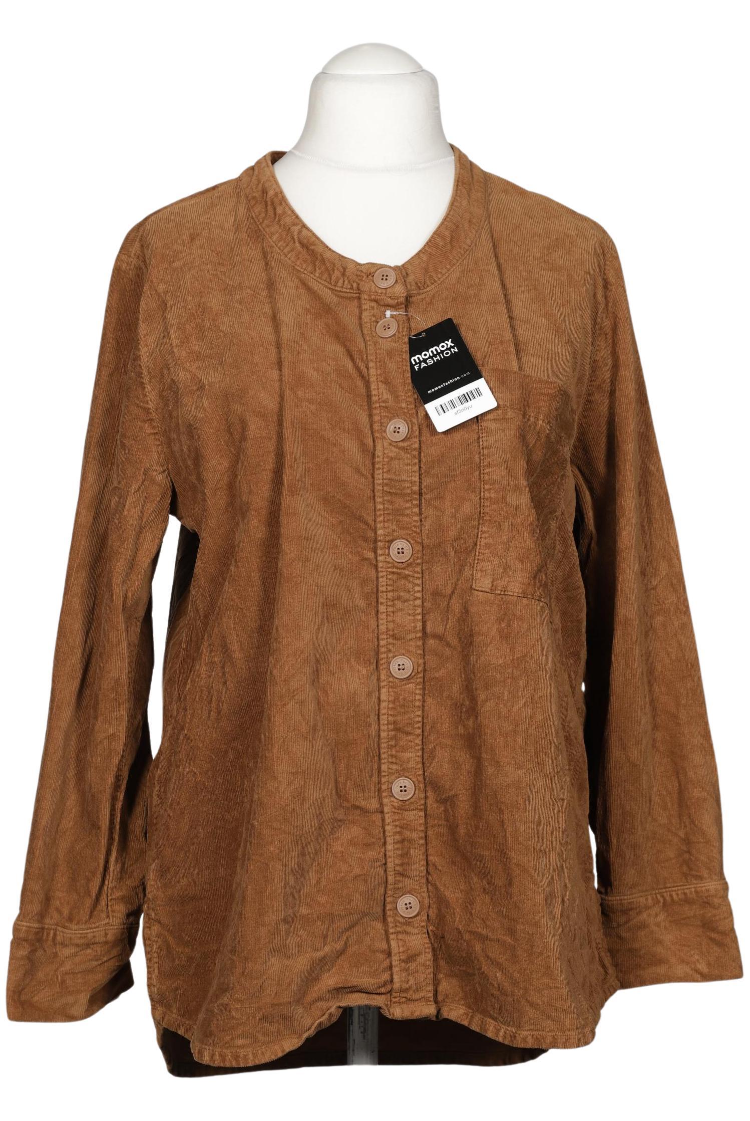 

Pure by Ulla Popken Damen Bluse, braun, Gr. 46