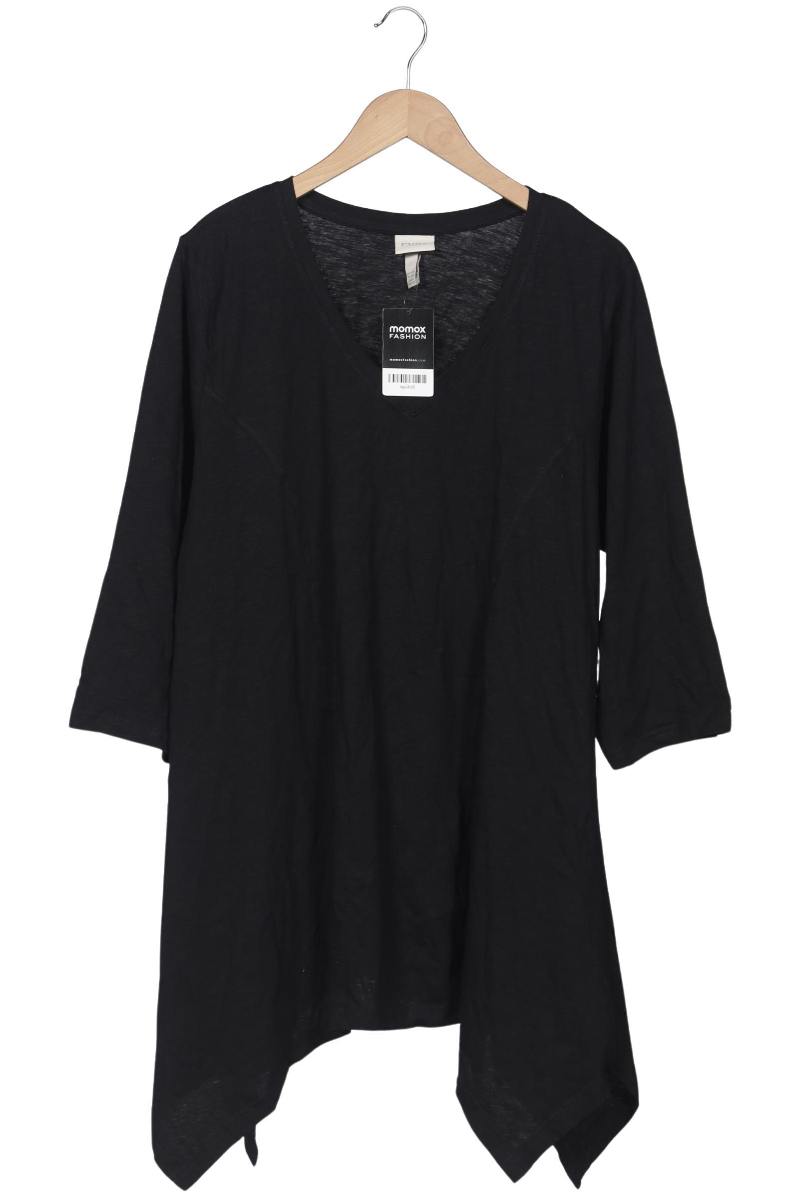 

Pure by Ulla Popken Damen Langarmshirt, schwarz, Gr. 50
