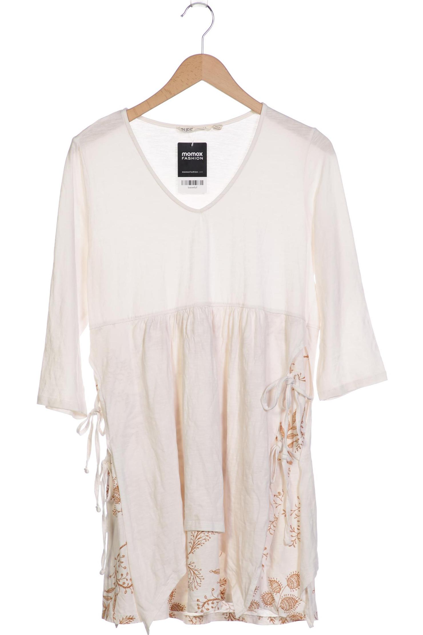 

Pure by Ulla Popken Damen Langarmshirt, cremeweiß, Gr. 42