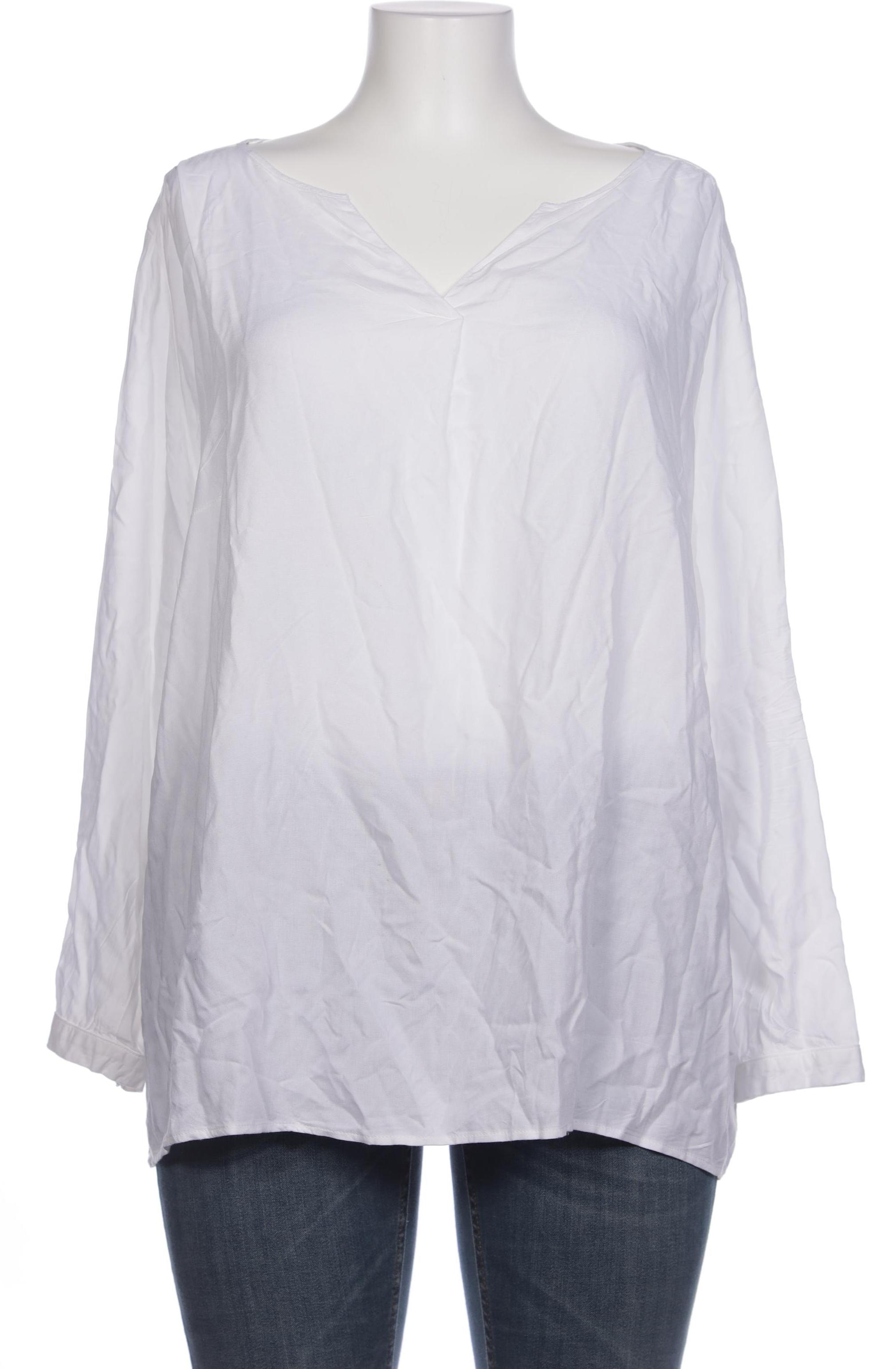 Thumbnail - Pure by Ulla Popken Damen Bluse, weiß, Gr. 50