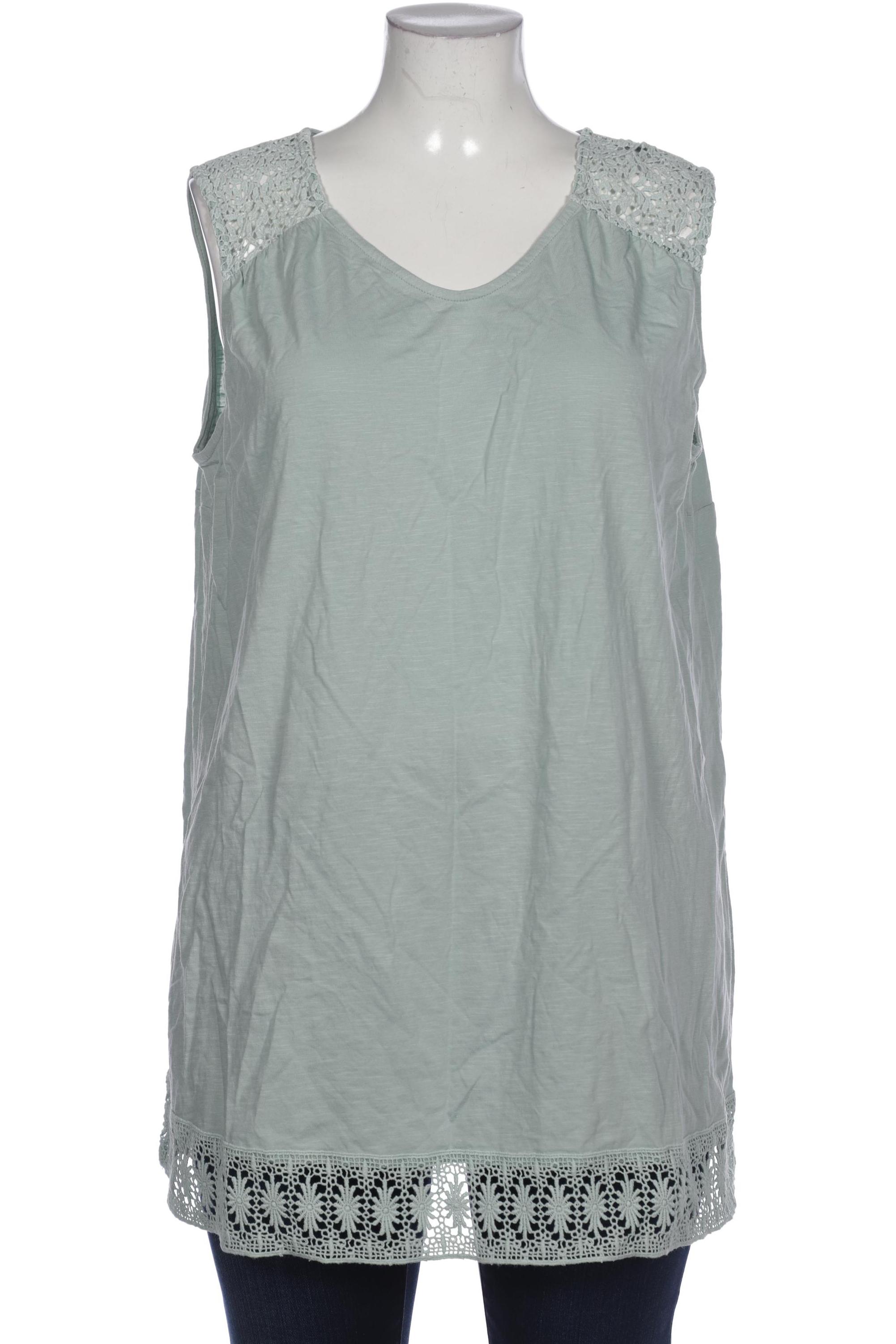 

Pure by Ulla Popken Damen Top, hellgrün, Gr. 50