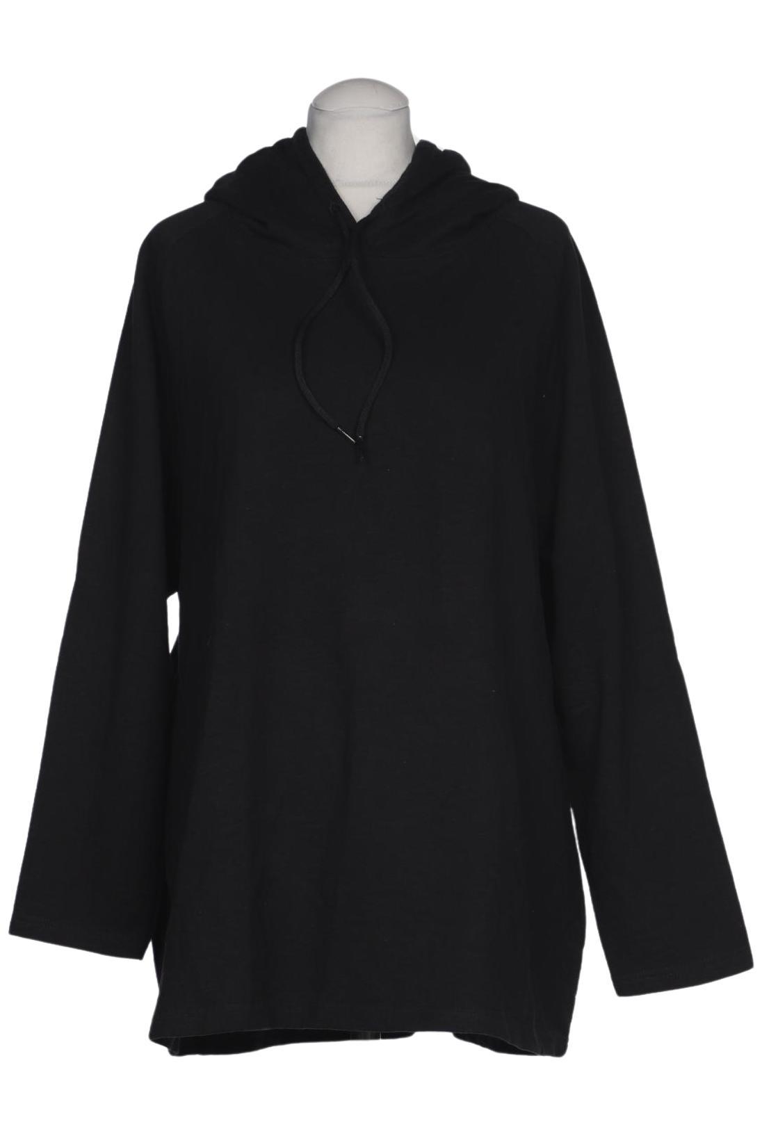 

Pure by Ulla Popken Damen Kapuzenpullover, schwarz, Gr. 44