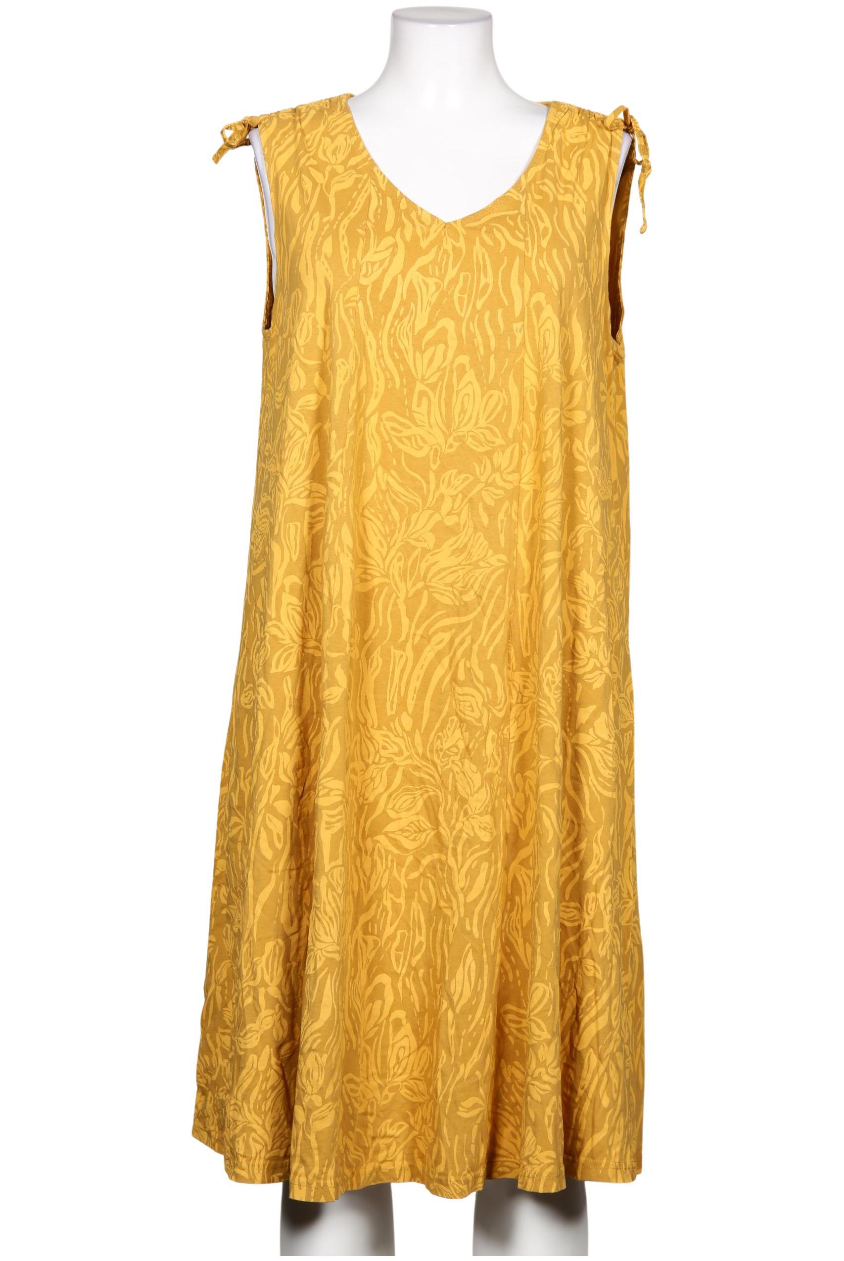 

Pure by Ulla Popken Damen Kleid, gelb, Gr. 50