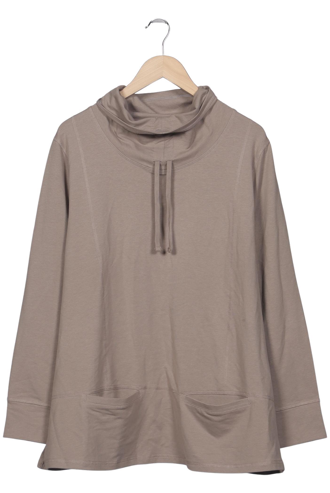 

Pure by Ulla Popken Damen Sweatshirt, beige, Gr. 50