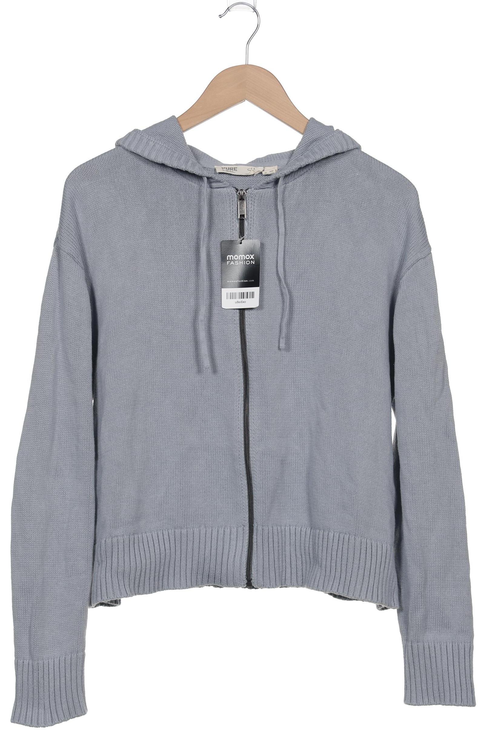 

Pure by Ulla Popken Damen Strickjacke, hellblau, Gr. 46