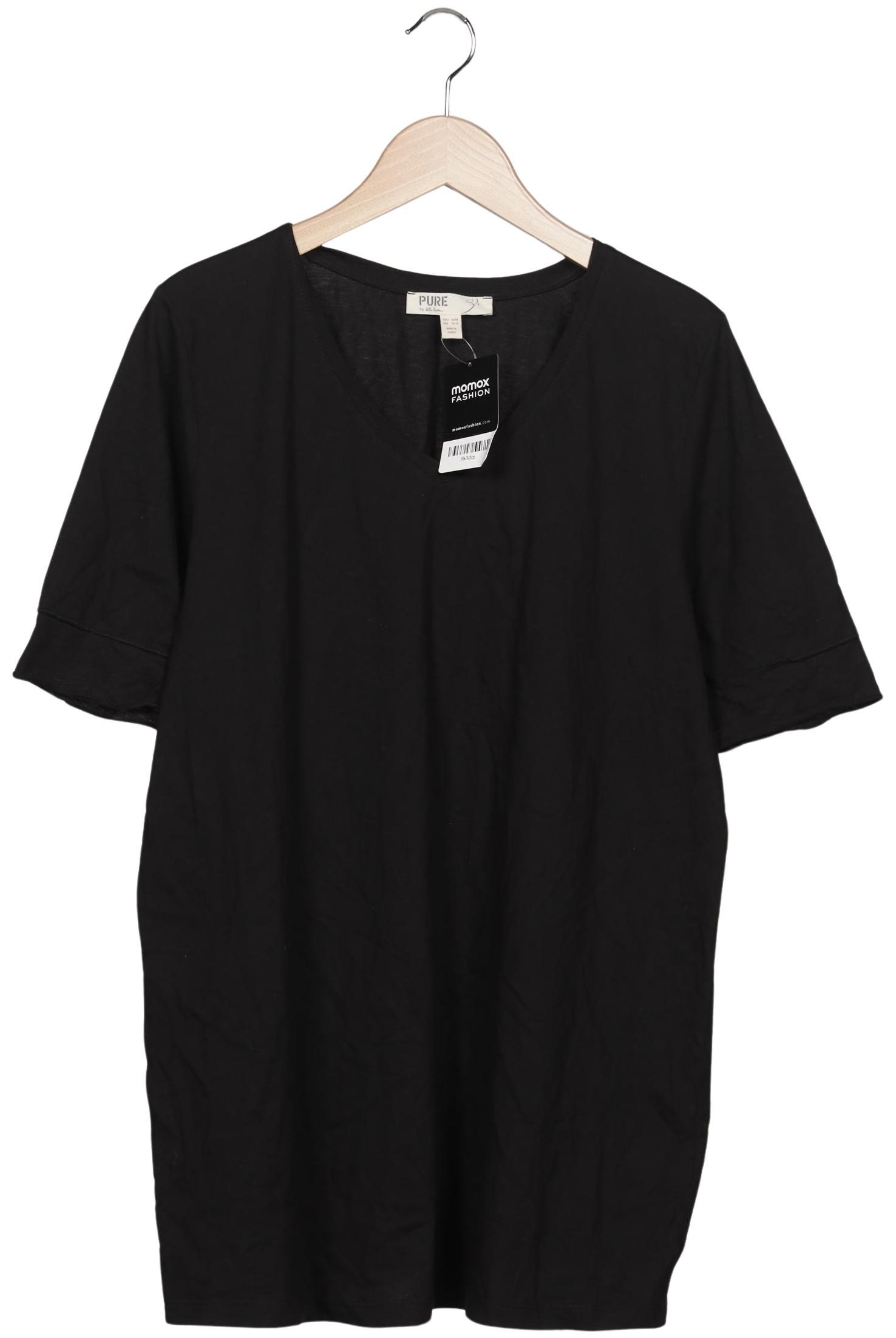 

Pure by Ulla Popken Damen T-Shirt, schwarz, Gr. 46