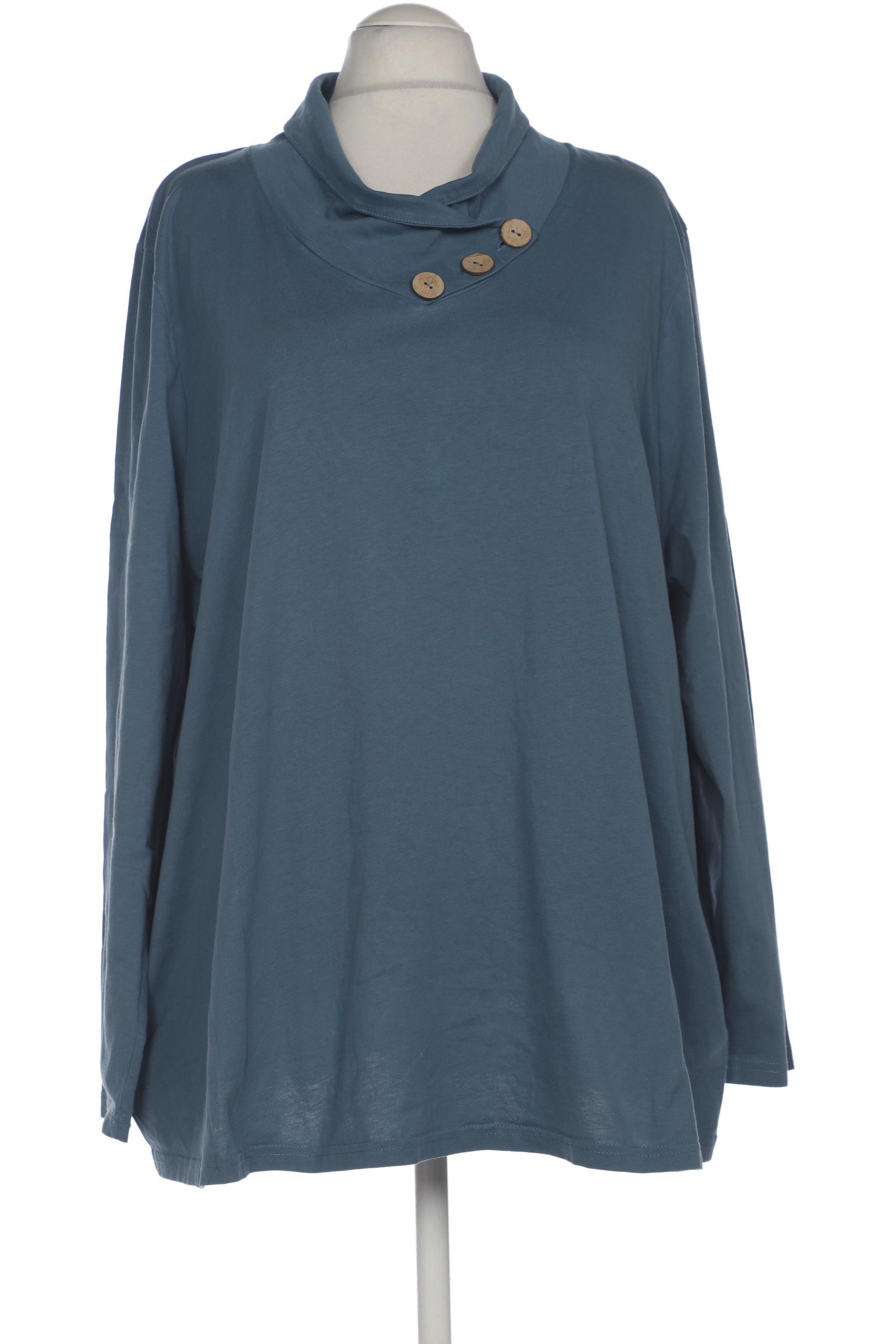 

Pure by Ulla Popken Damen Langarmshirt, blau, Gr. 54