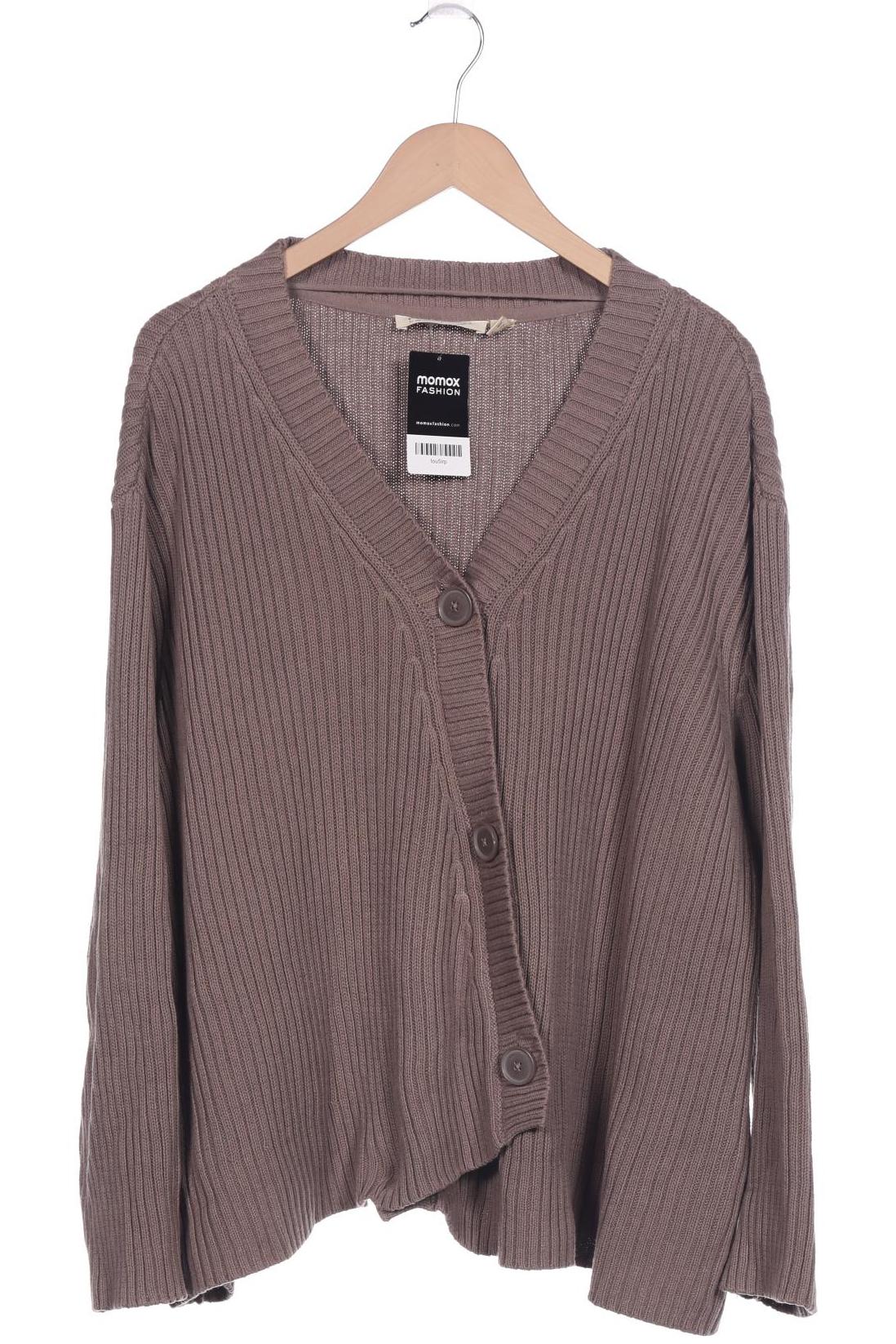 

Pure by Ulla Popken Damen Strickjacke, grau, Gr. 58