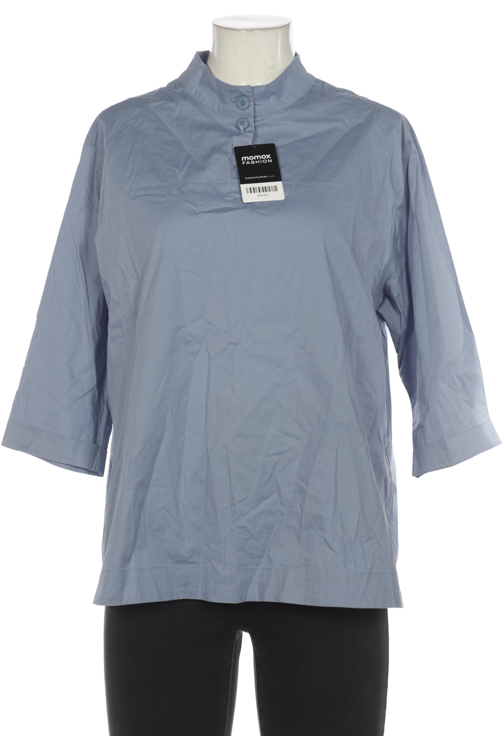 

Pure by Ulla Popken Damen Bluse, blau, Gr. 42