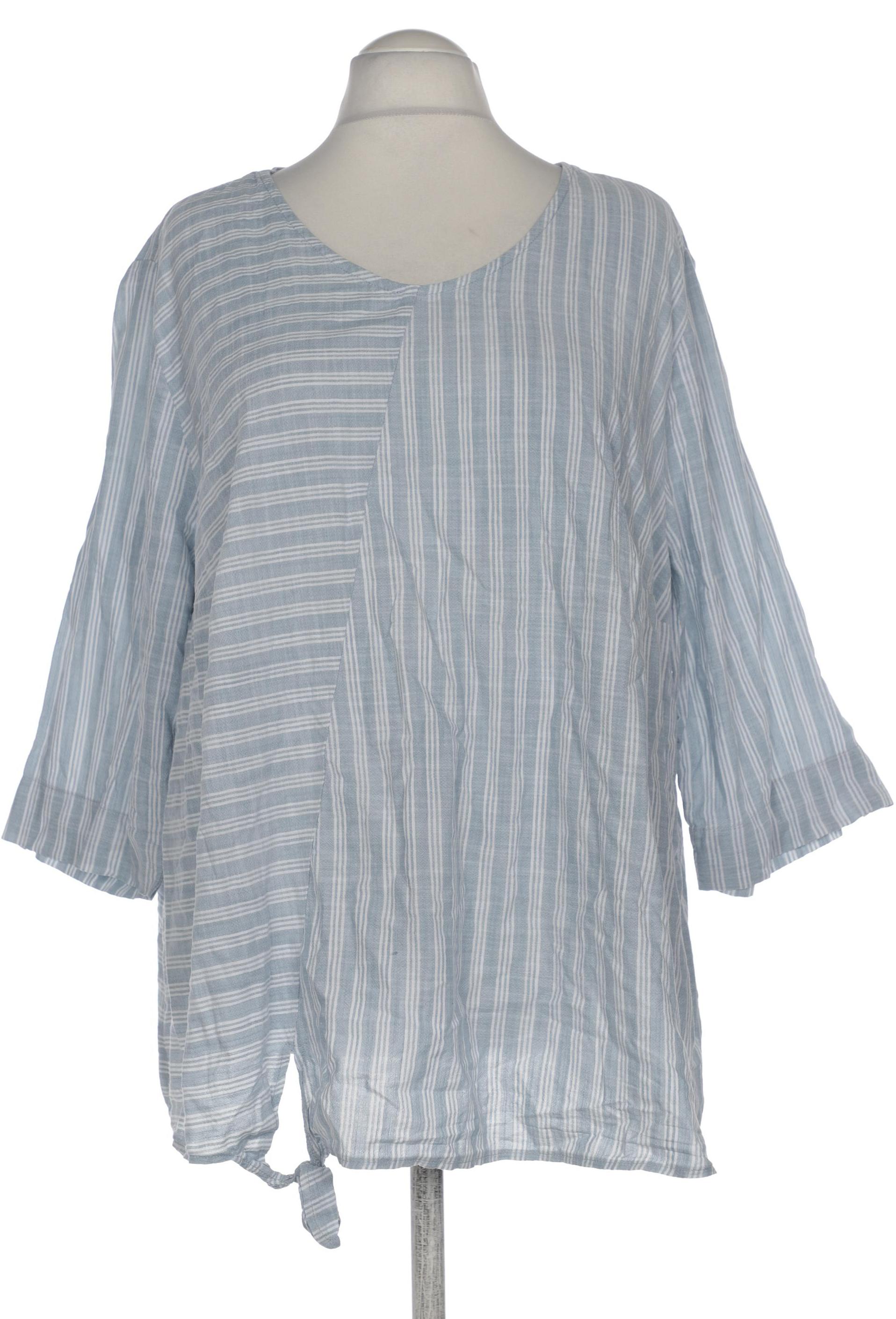 

Pure by Ulla Popken Damen Bluse, hellblau, Gr. 54