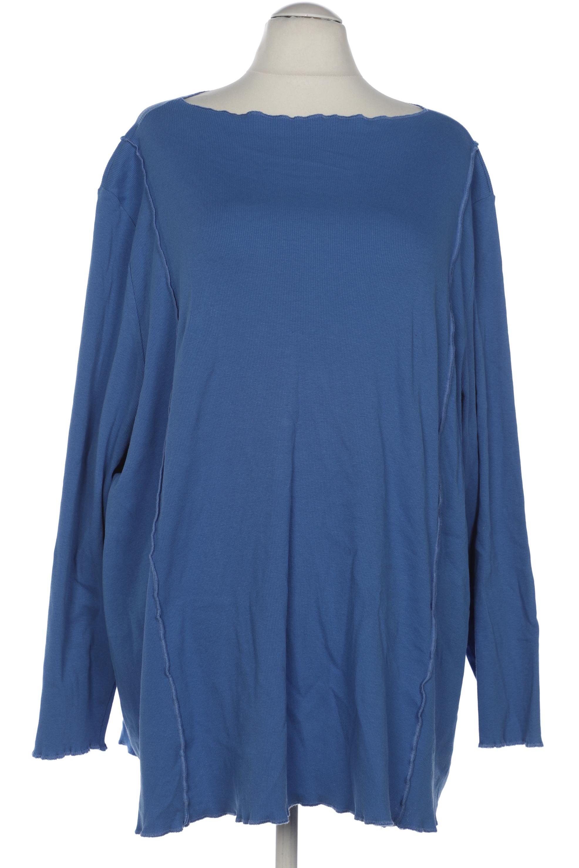

Pure by Ulla Popken Damen Langarmshirt, blau, Gr. 58