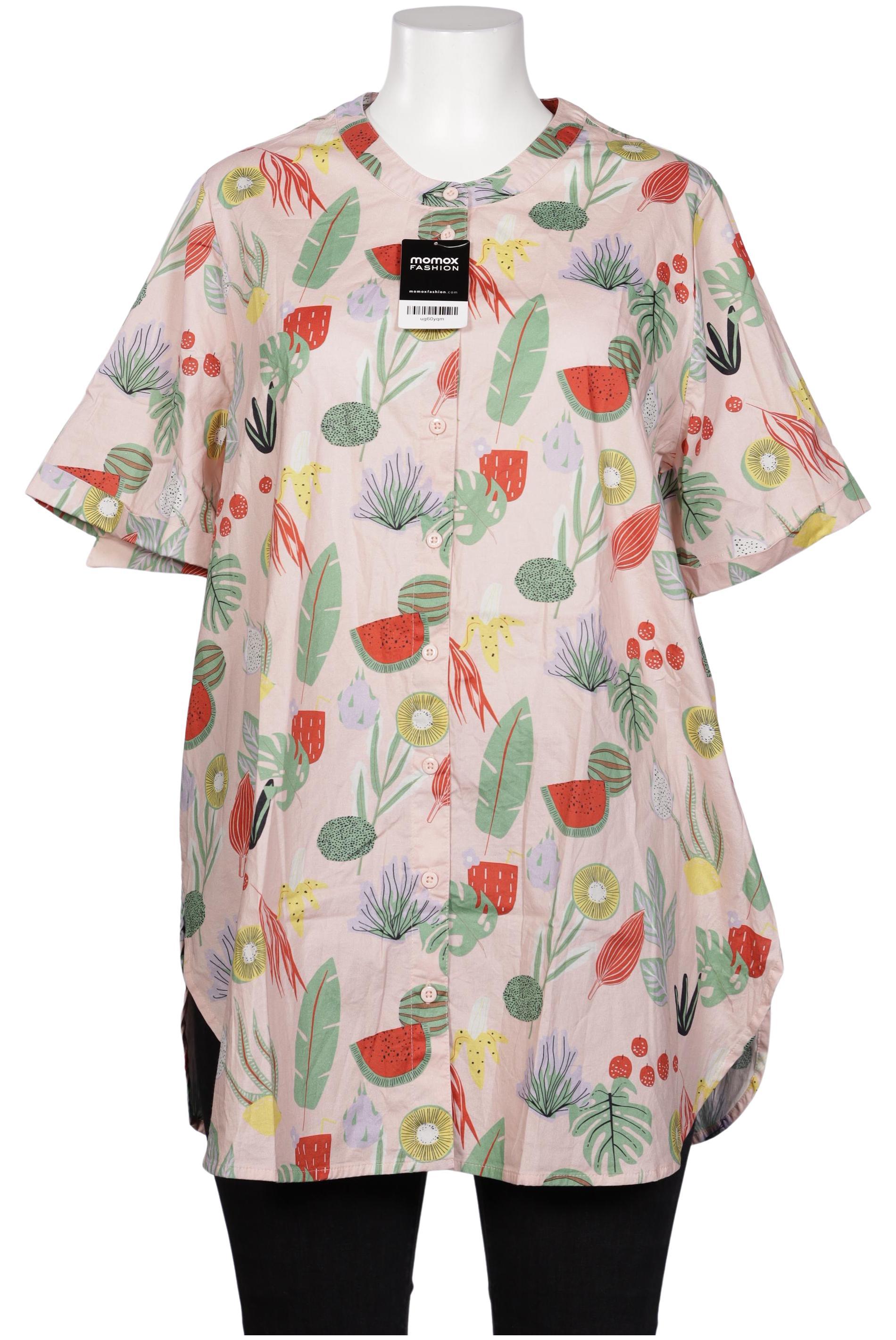 

Pure by Ulla Popken Damen Bluse, mehrfarbig, Gr. 46