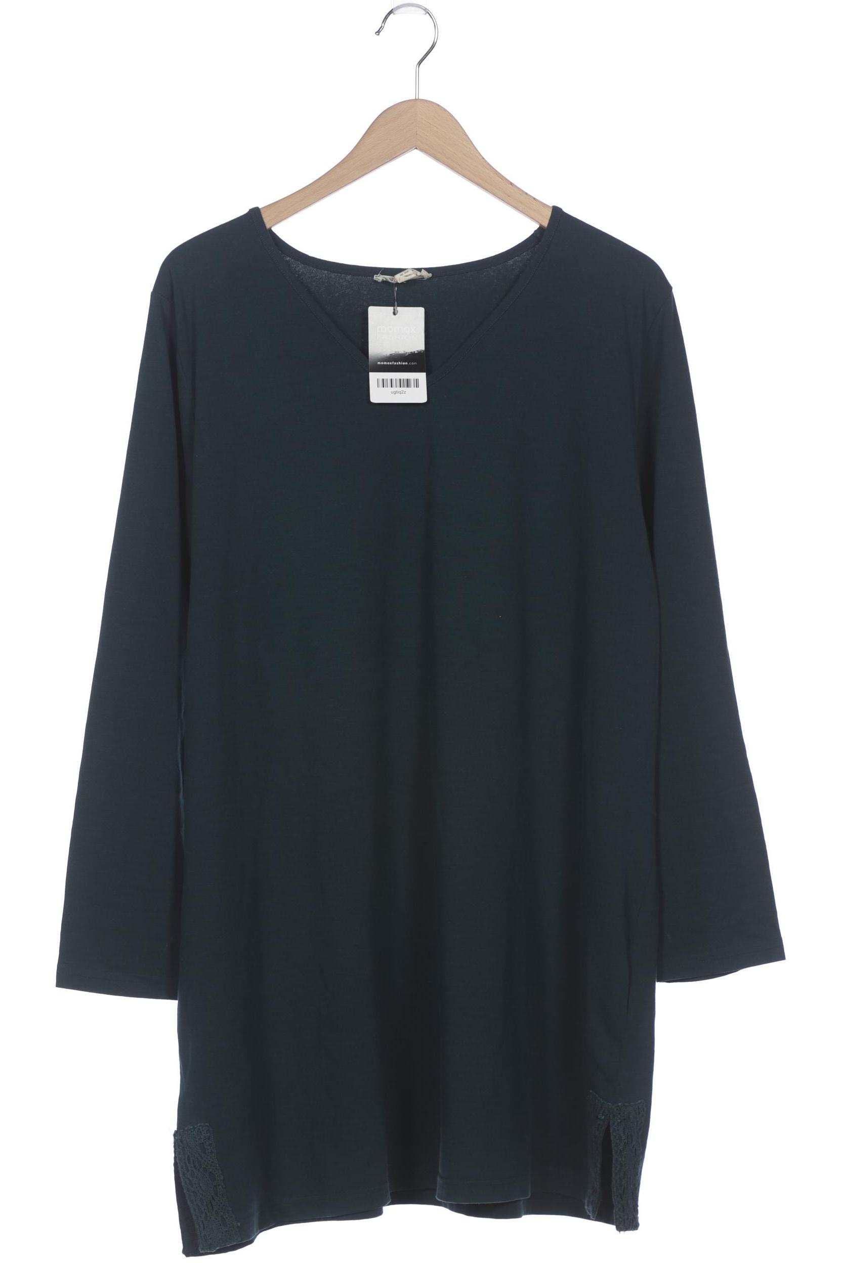 

Pure by Ulla Popken Damen Langarmshirt, türkis, Gr. 50