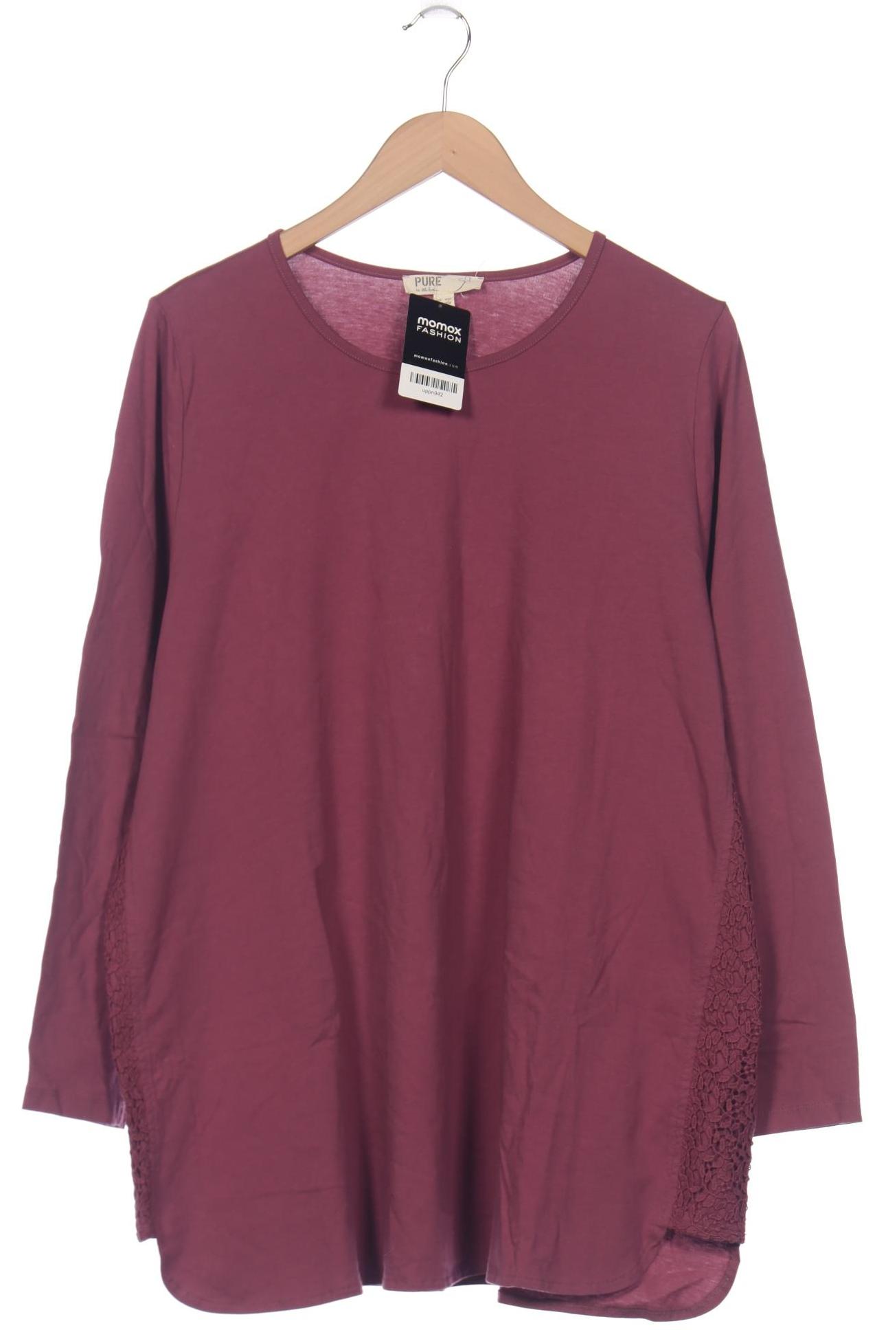 

Pure by Ulla Popken Damen Langarmshirt, pink, Gr. 50