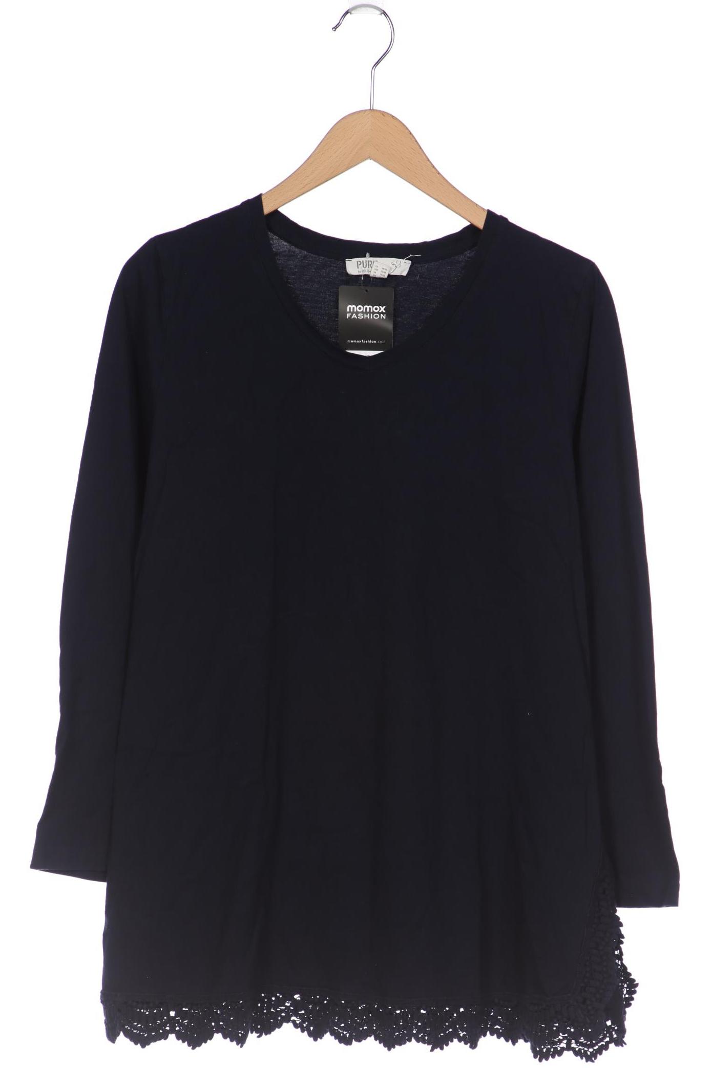 

Pure by Ulla Popken Damen Langarmshirt, marineblau, Gr. 52