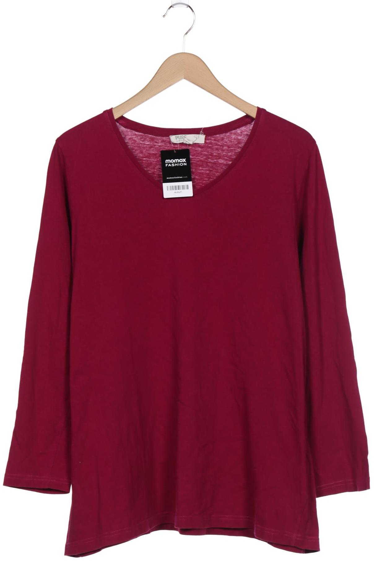 

Pure by Ulla Popken Damen Langarmshirt, bordeaux