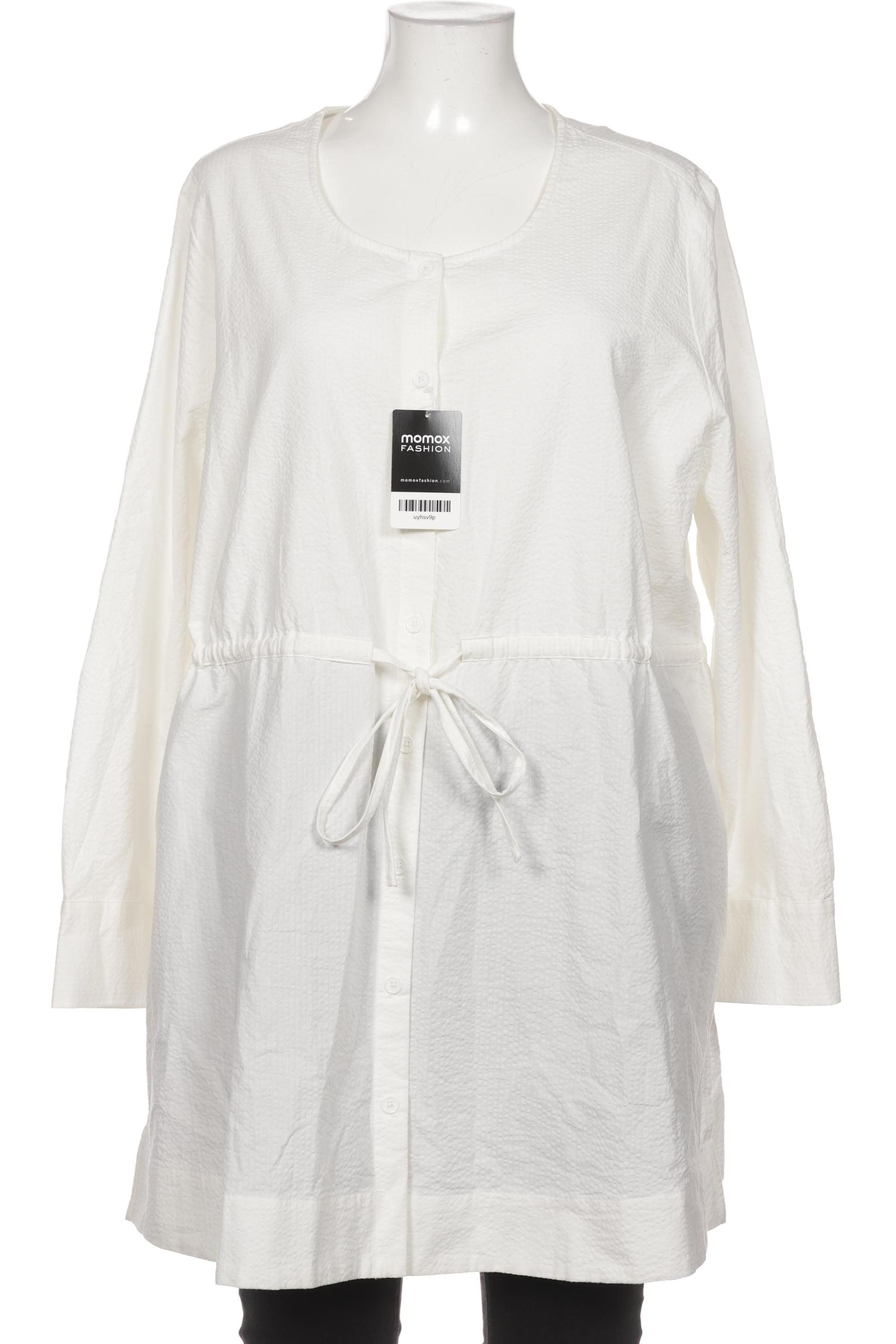 

Pure by Ulla Popken Damen Bluse, weiß, Gr. 50