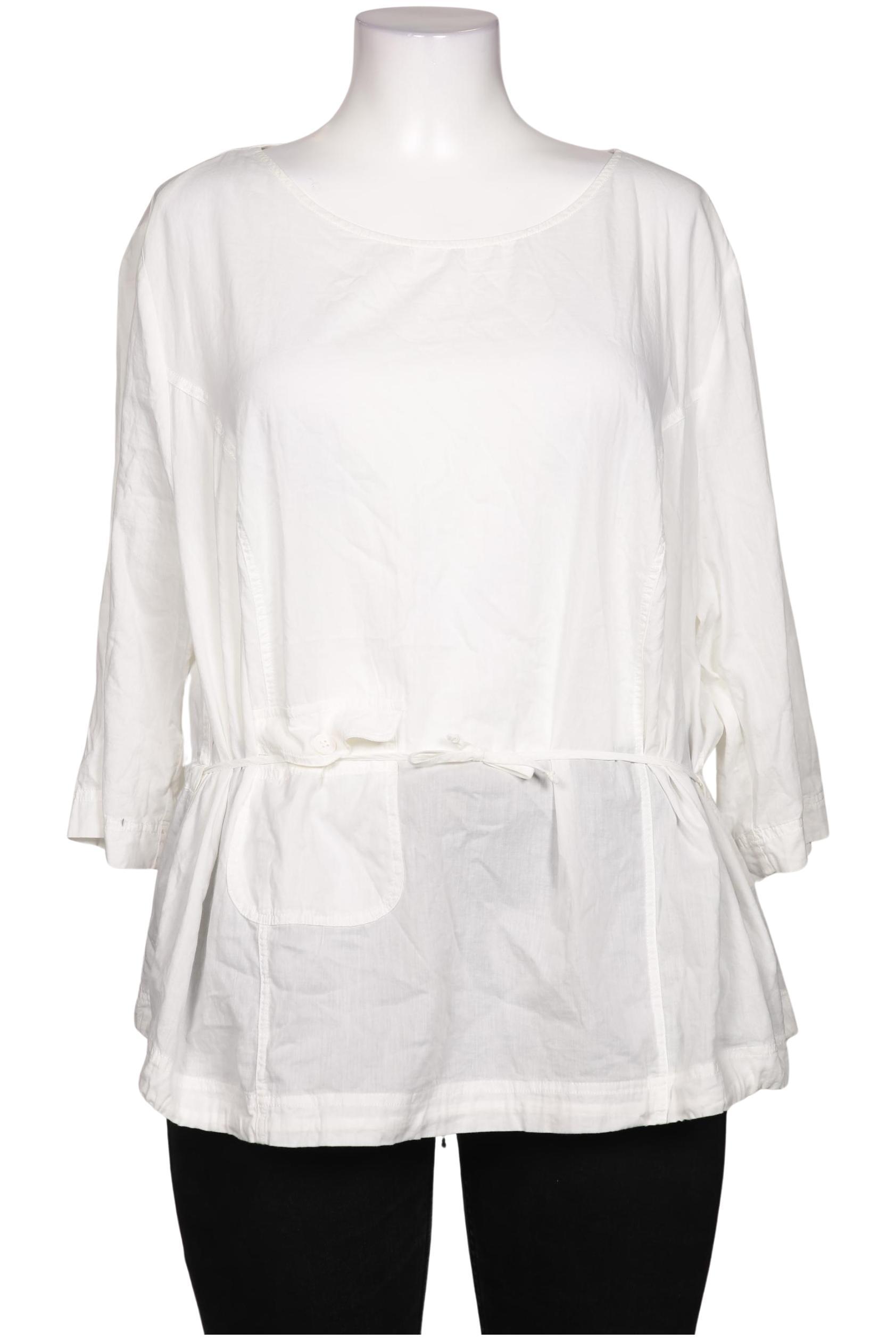 

Pure by Ulla Popken Damen Bluse, weiß, Gr. 50