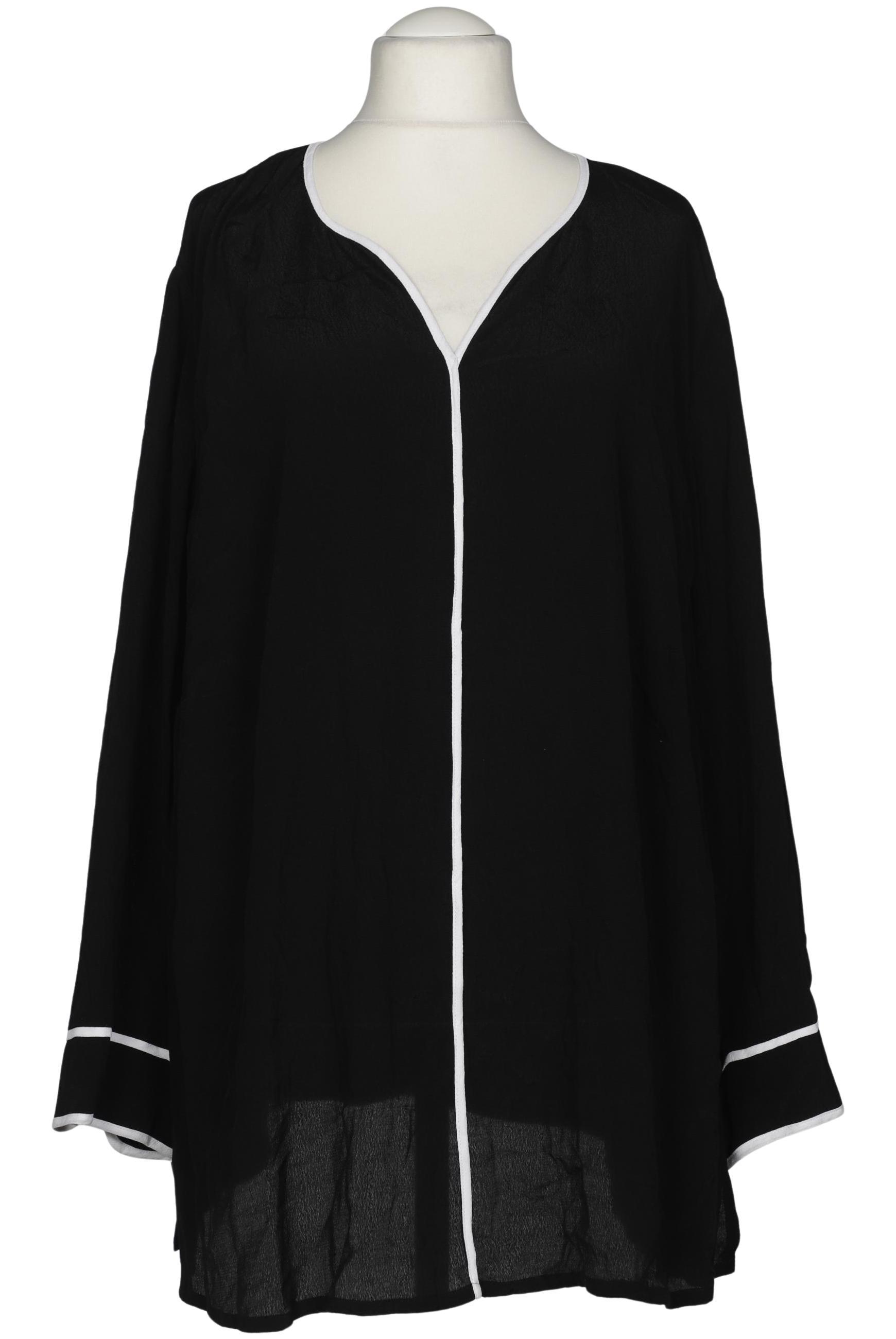 

Pure by Ulla Popken Damen Bluse, schwarz, Gr. 58