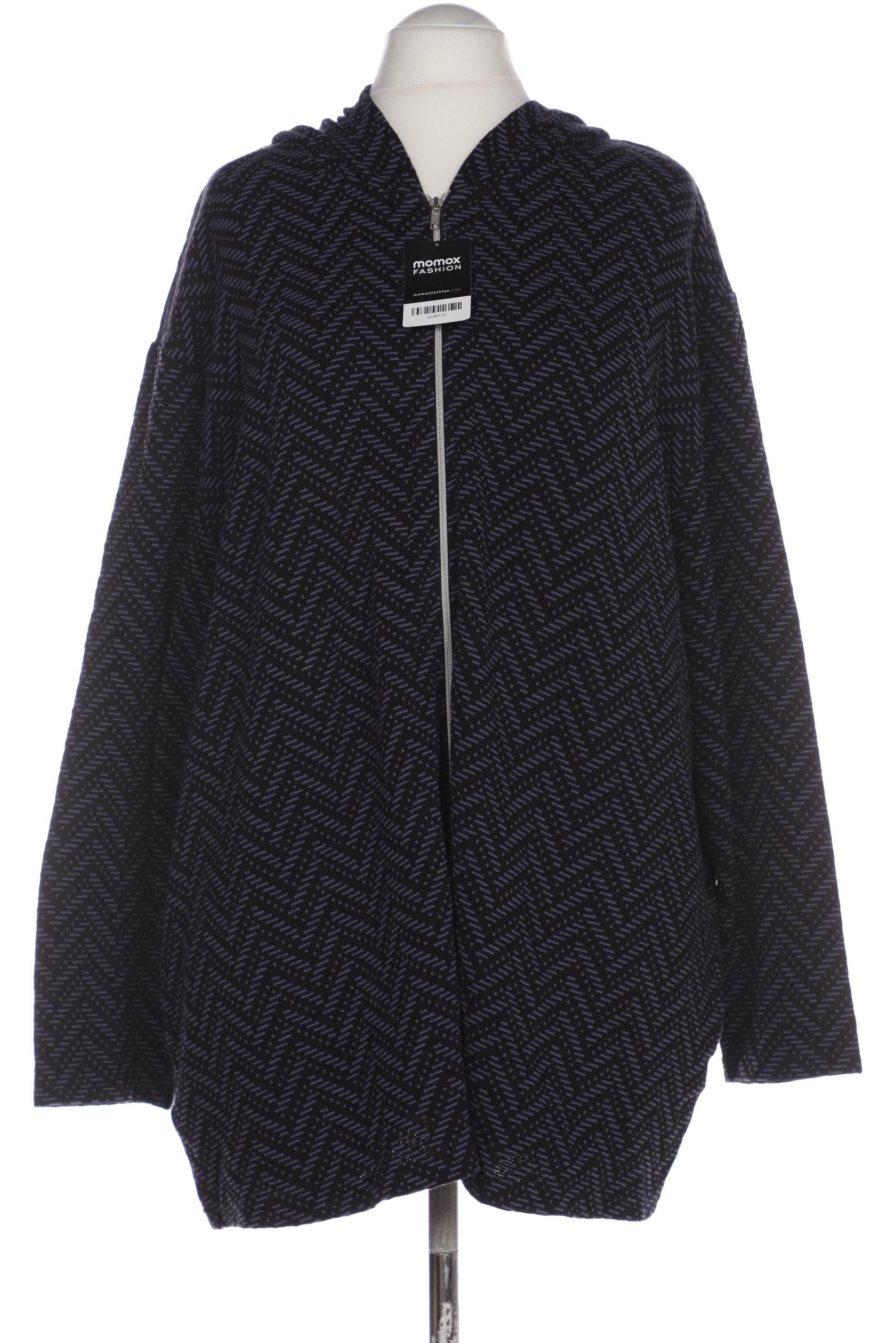 

Pure by Ulla Popken Damen Kapuzenpullover, schwarz, Gr. 54