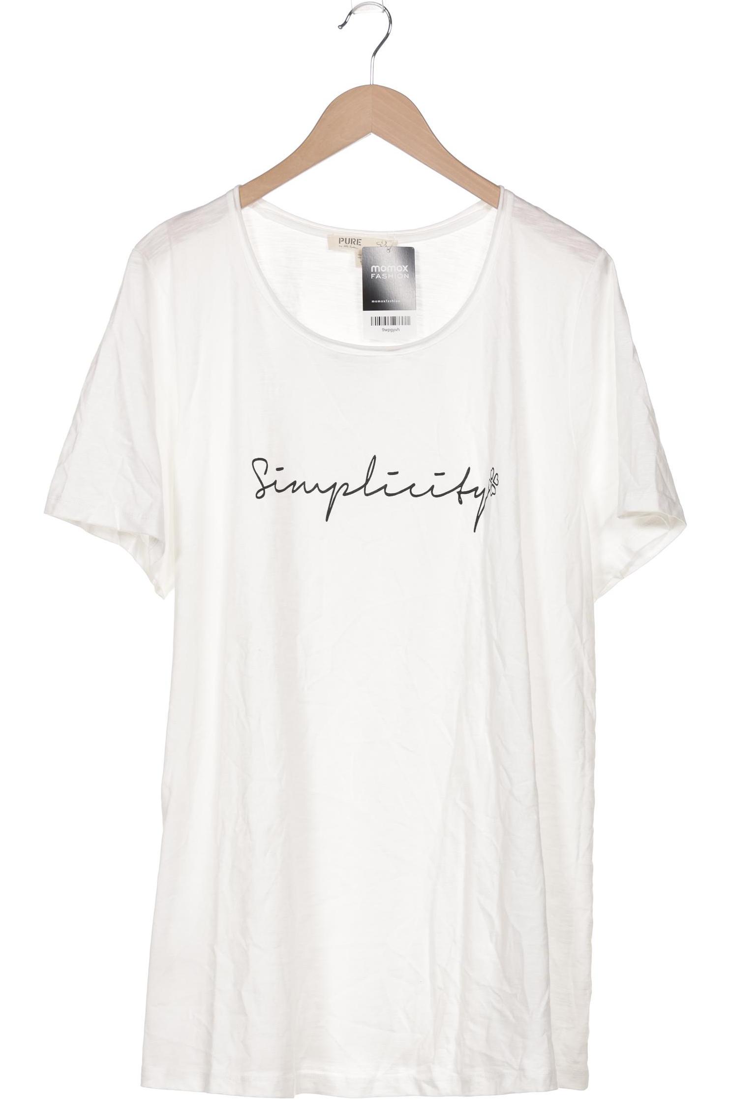 

Pure by Ulla Popken Damen T-Shirt, weiß, Gr. 50