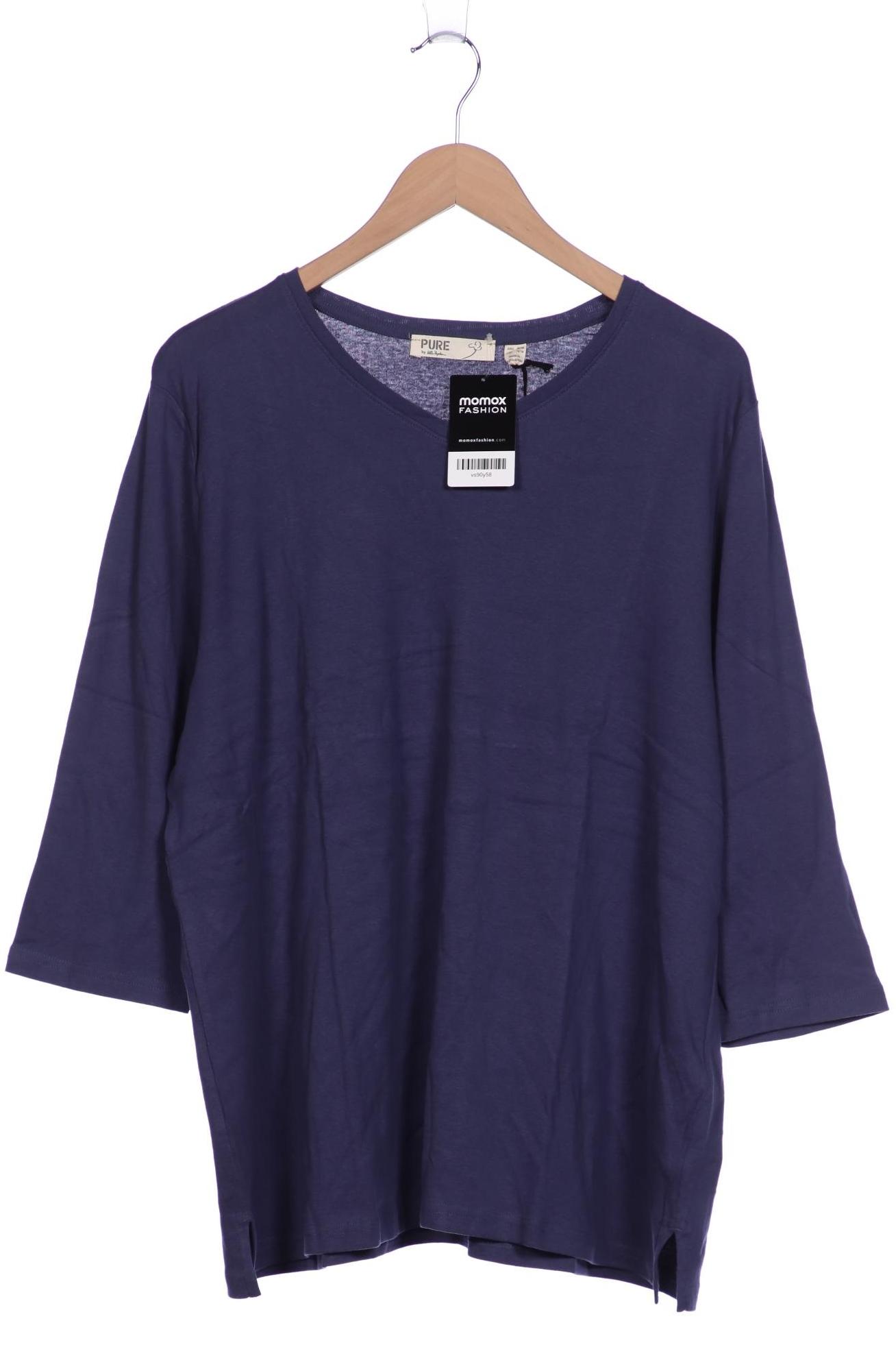 

Pure by Ulla Popken Damen Langarmshirt, marineblau, Gr. 46