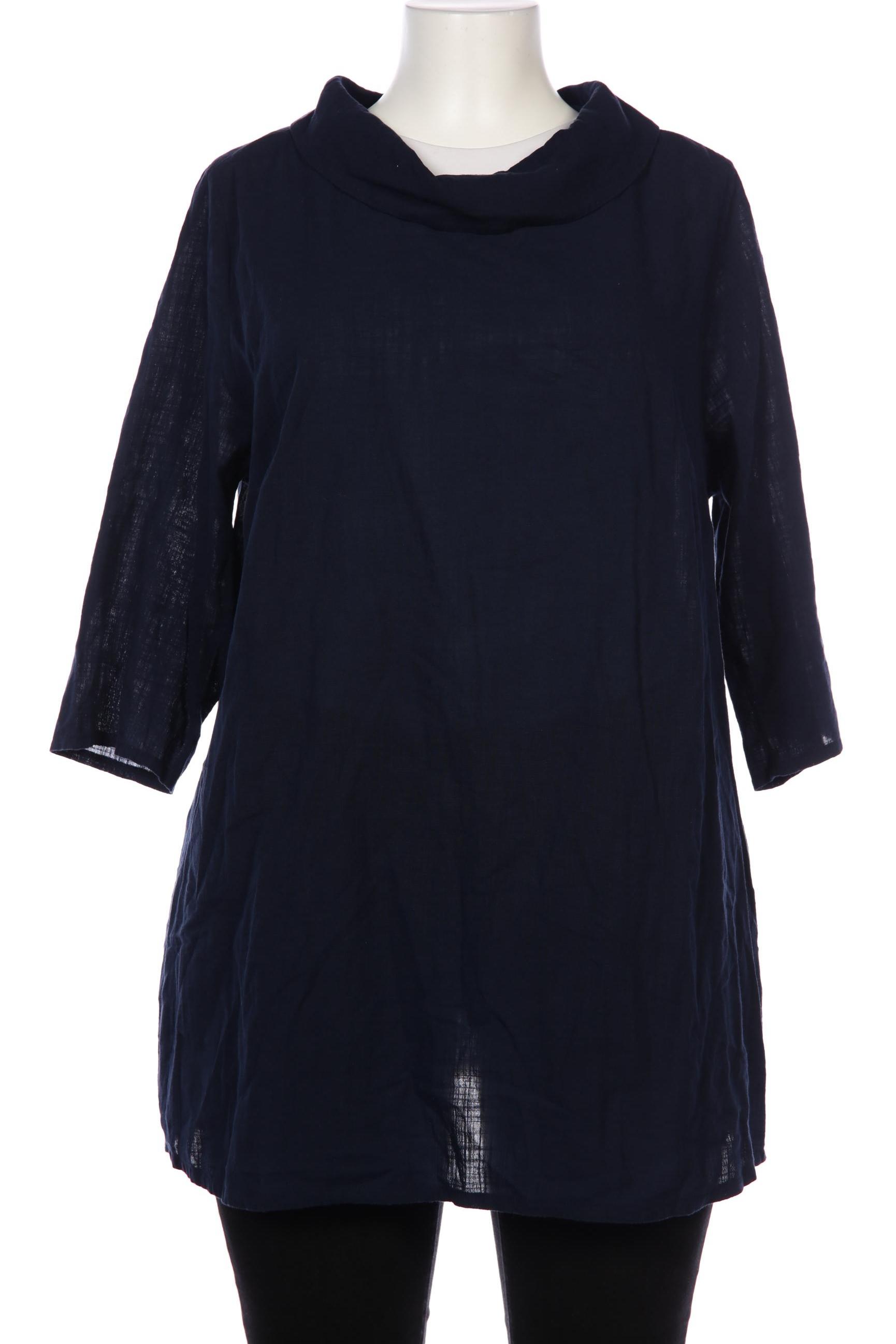 

Pure by Ulla Popken Damen Bluse, marineblau, Gr. 46