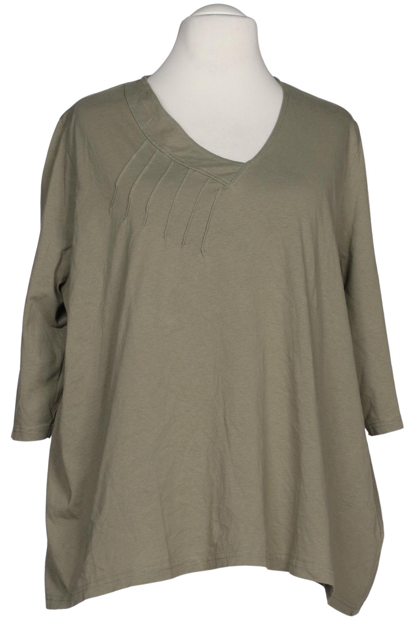 

Pure by Ulla Popken Damen T-Shirt, grün, Gr. 58