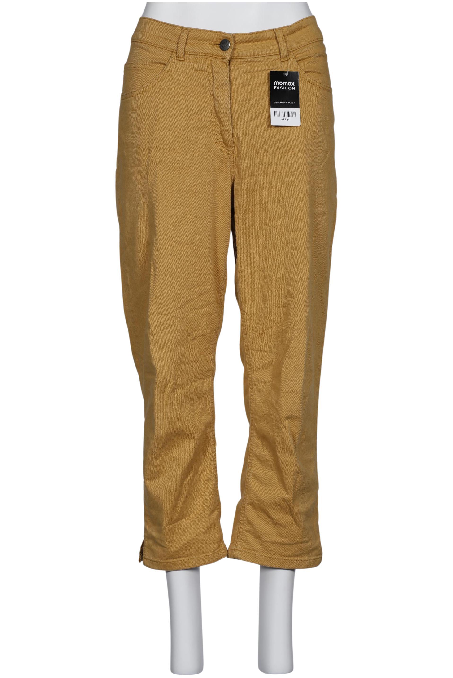 

Pure by Ulla Popken Damen Jeans, gelb, Gr. 42