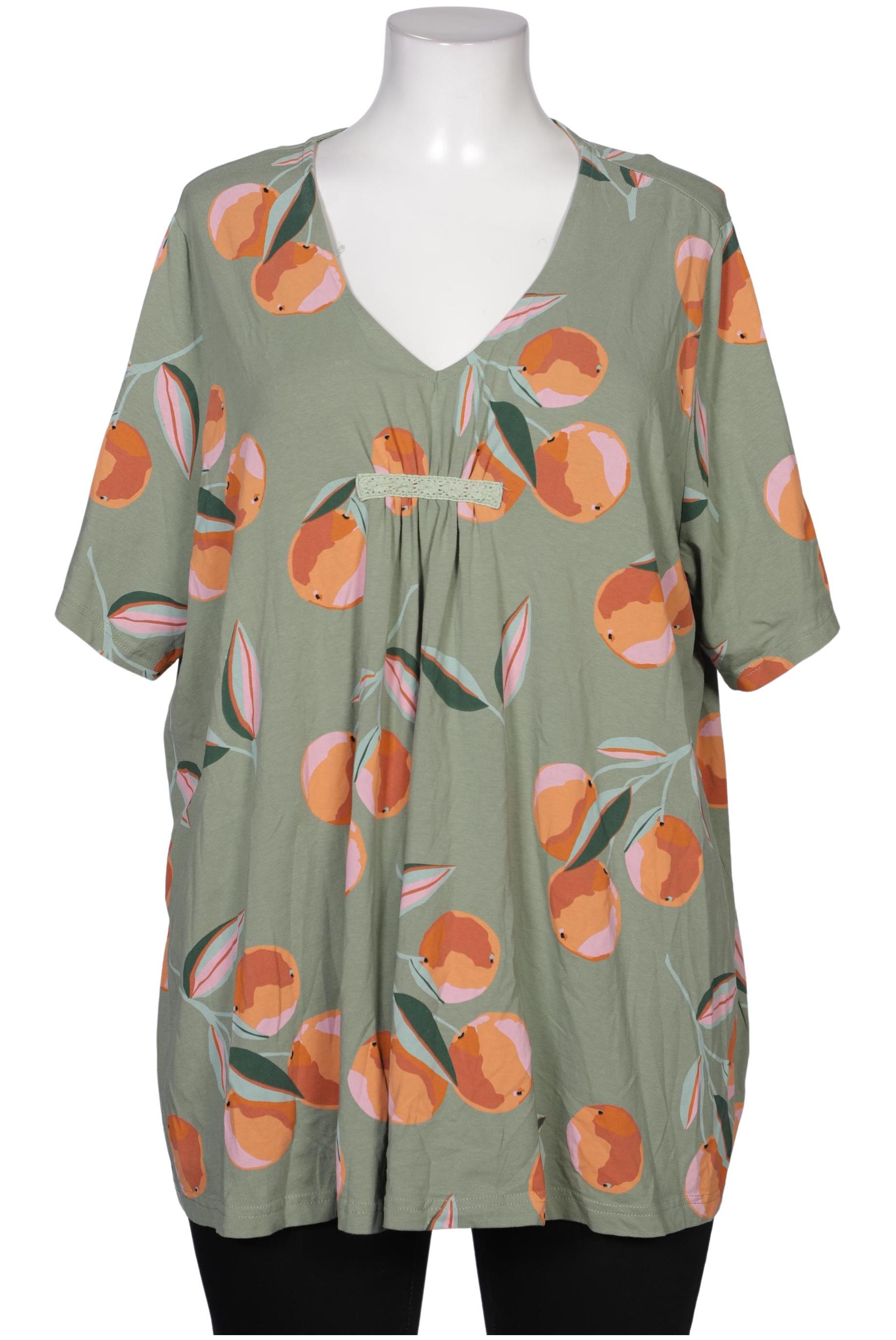 

Pure by Ulla Popken Damen Bluse, mehrfarbig, Gr. 52
