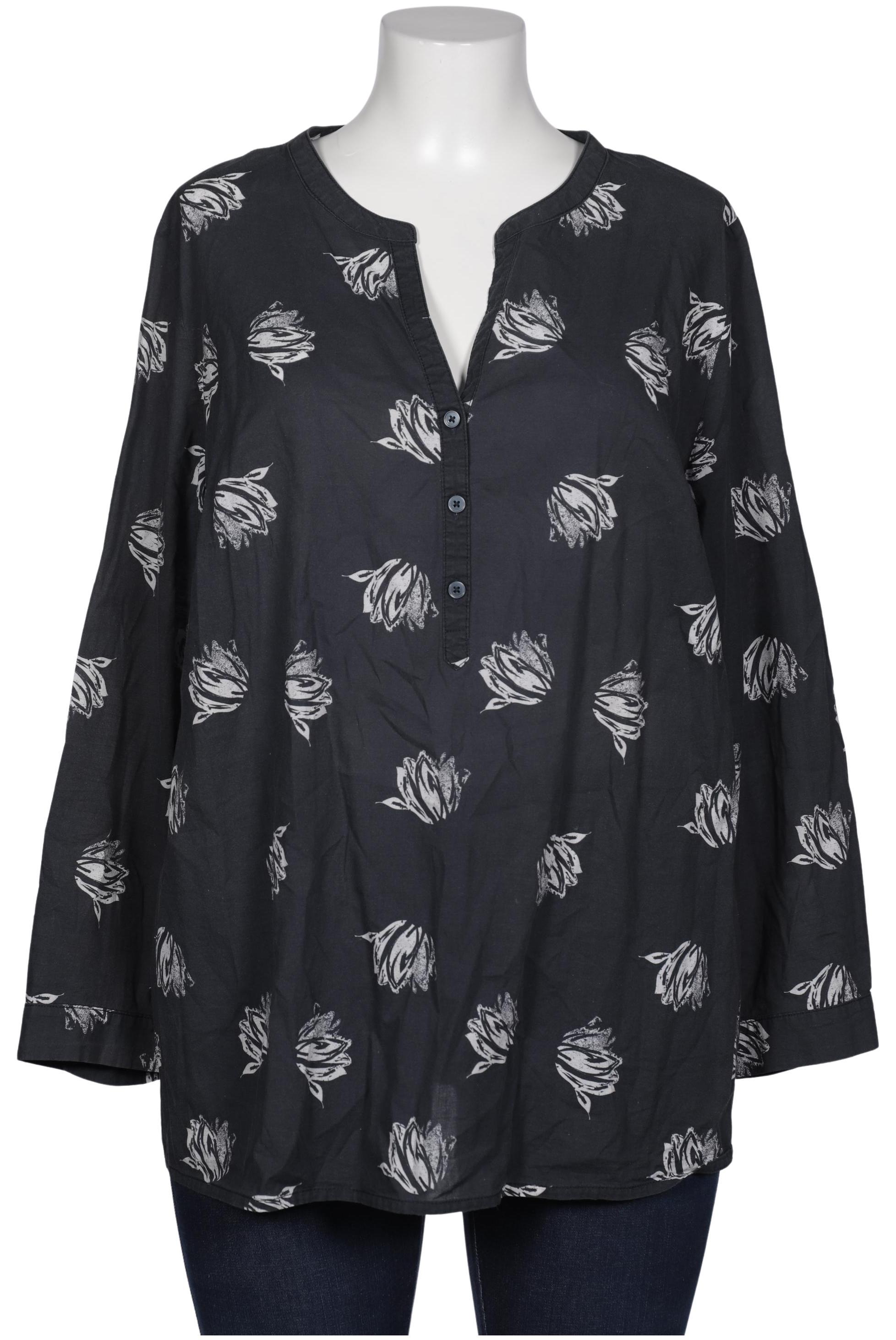 

Pure by Ulla Popken Damen Bluse, grau, Gr. 50