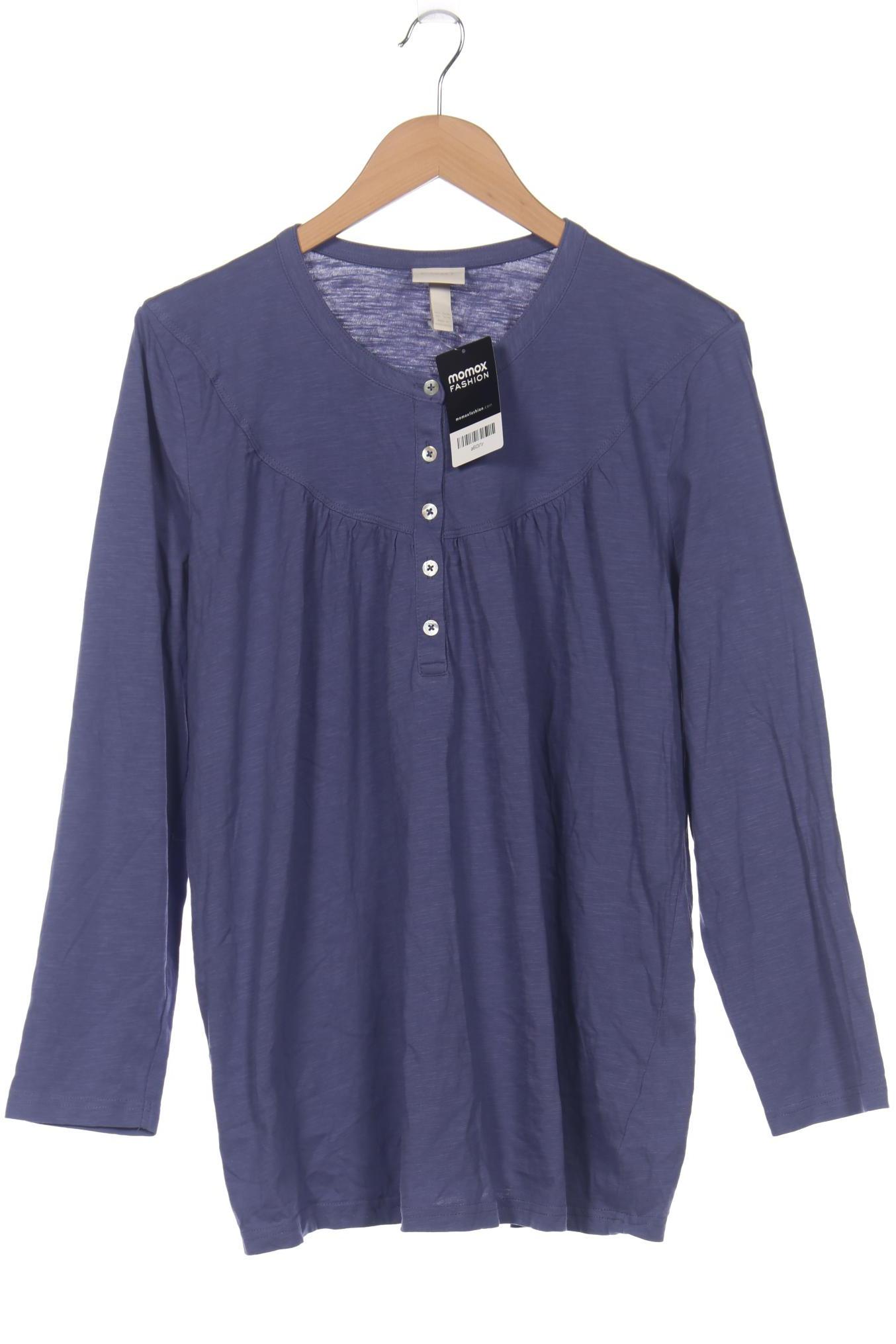 

Pure by Ulla Popken Damen Langarmshirt, blau, Gr. 46