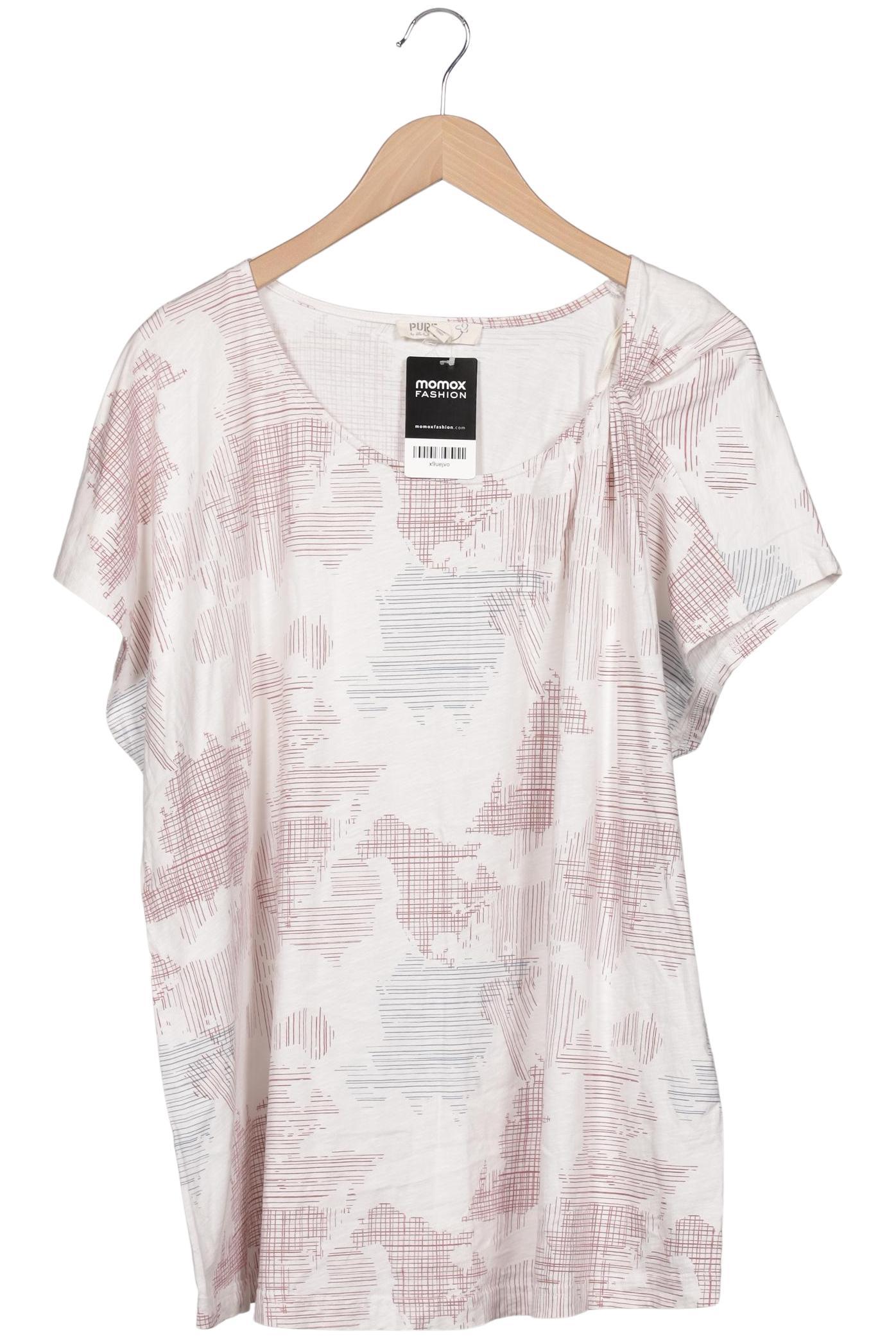 

Pure by Ulla Popken Damen T-Shirt, weiß, Gr. 50